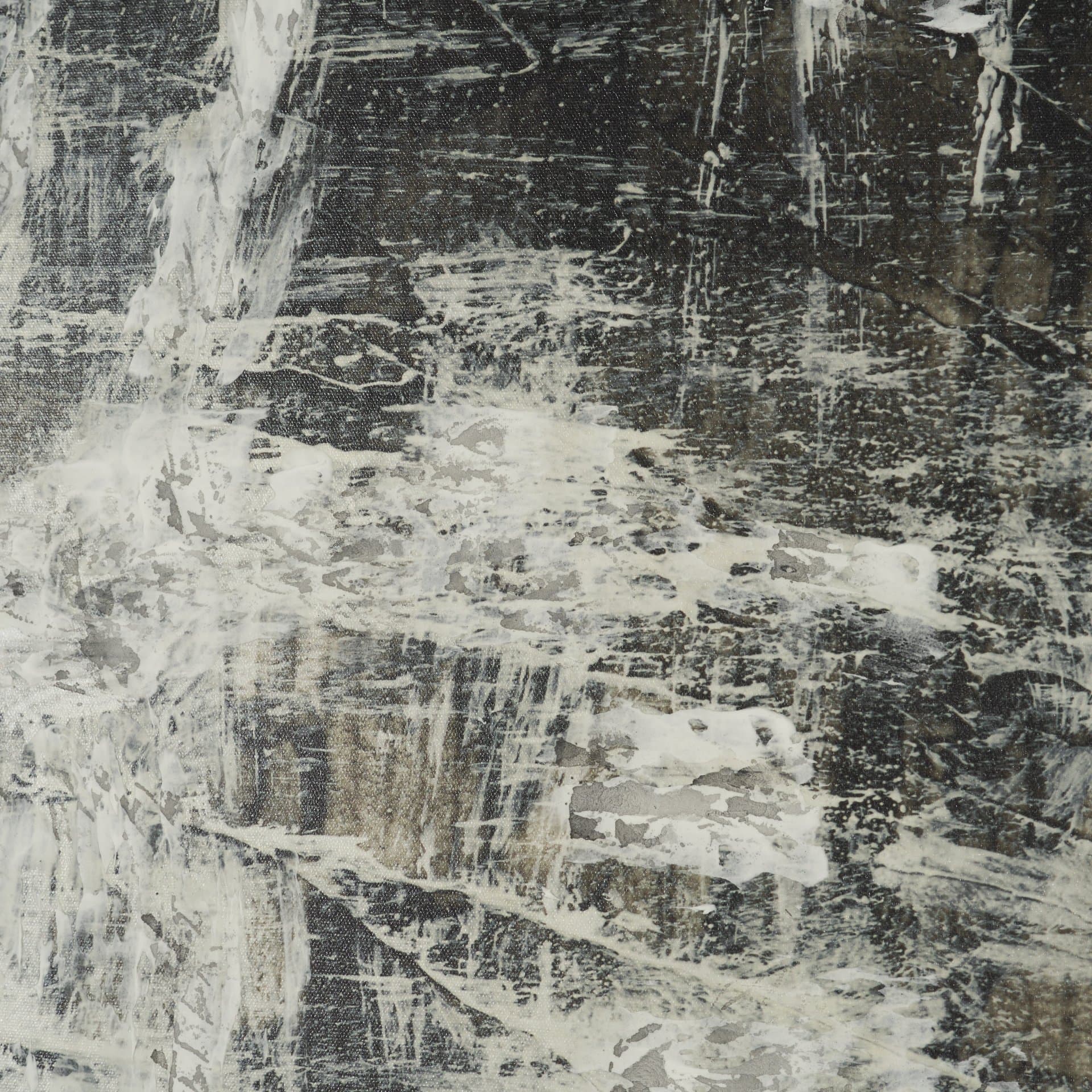 Rhythm & Balance I by Mercana Studio Hand-Embellished Textured Framed Artwork Matted under Glass — product photograph