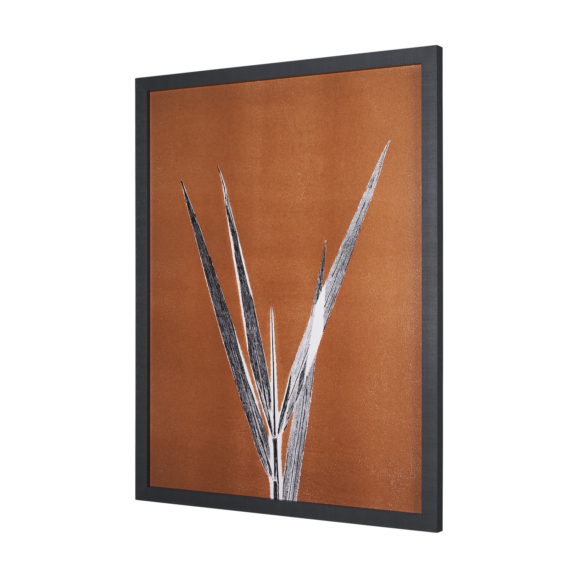 New Grasses 1 by Mary Margaret Briggs a Hand Embellished Textured Framed Art Print — product photograph