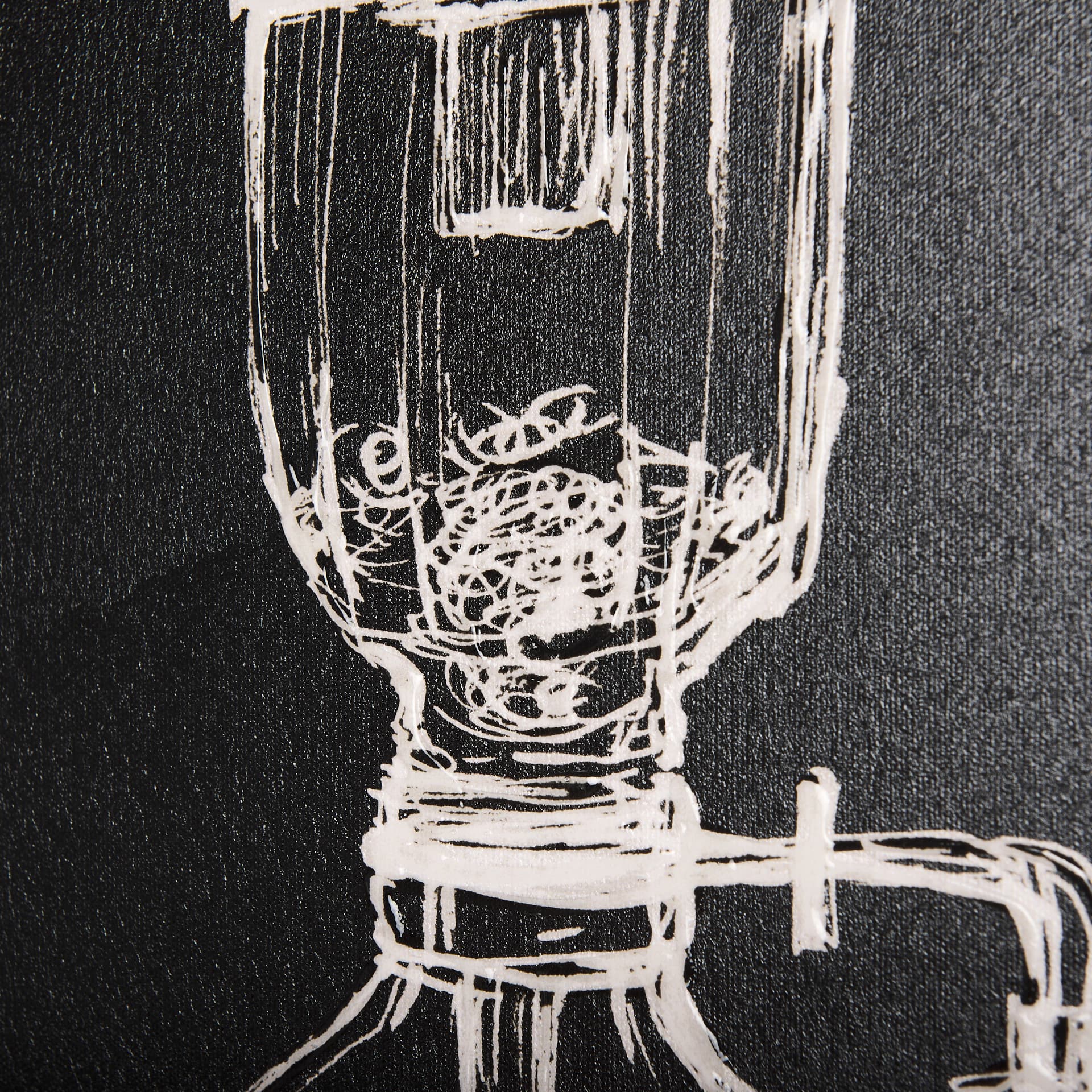 Coffee Maker Study by Mercana Studio a Hand Embellished Textured Canvas — product photograph