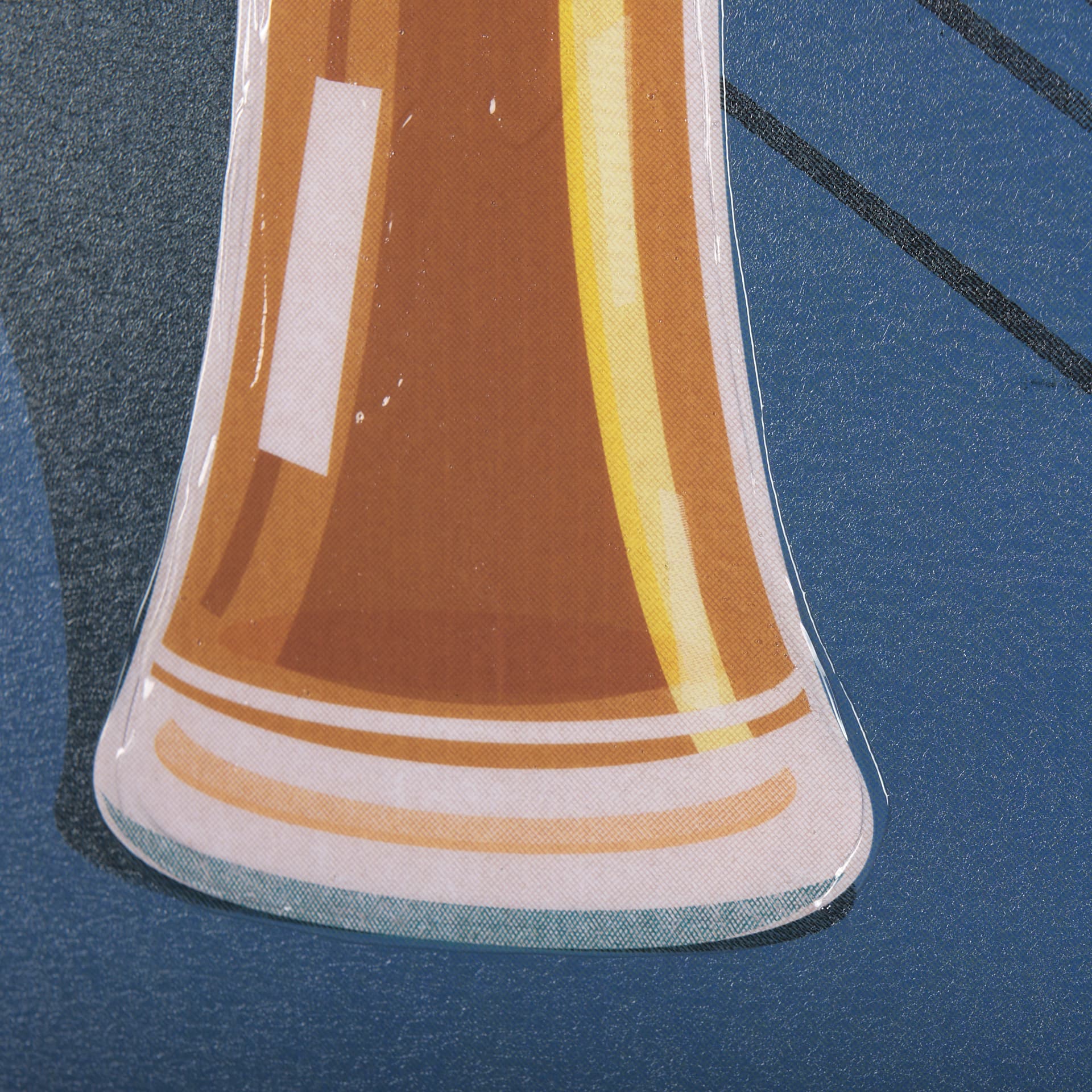 Beer Poster Wheat Ale by Mercana Studio a Hand Embellished Textured Framed Art Print — product photograph