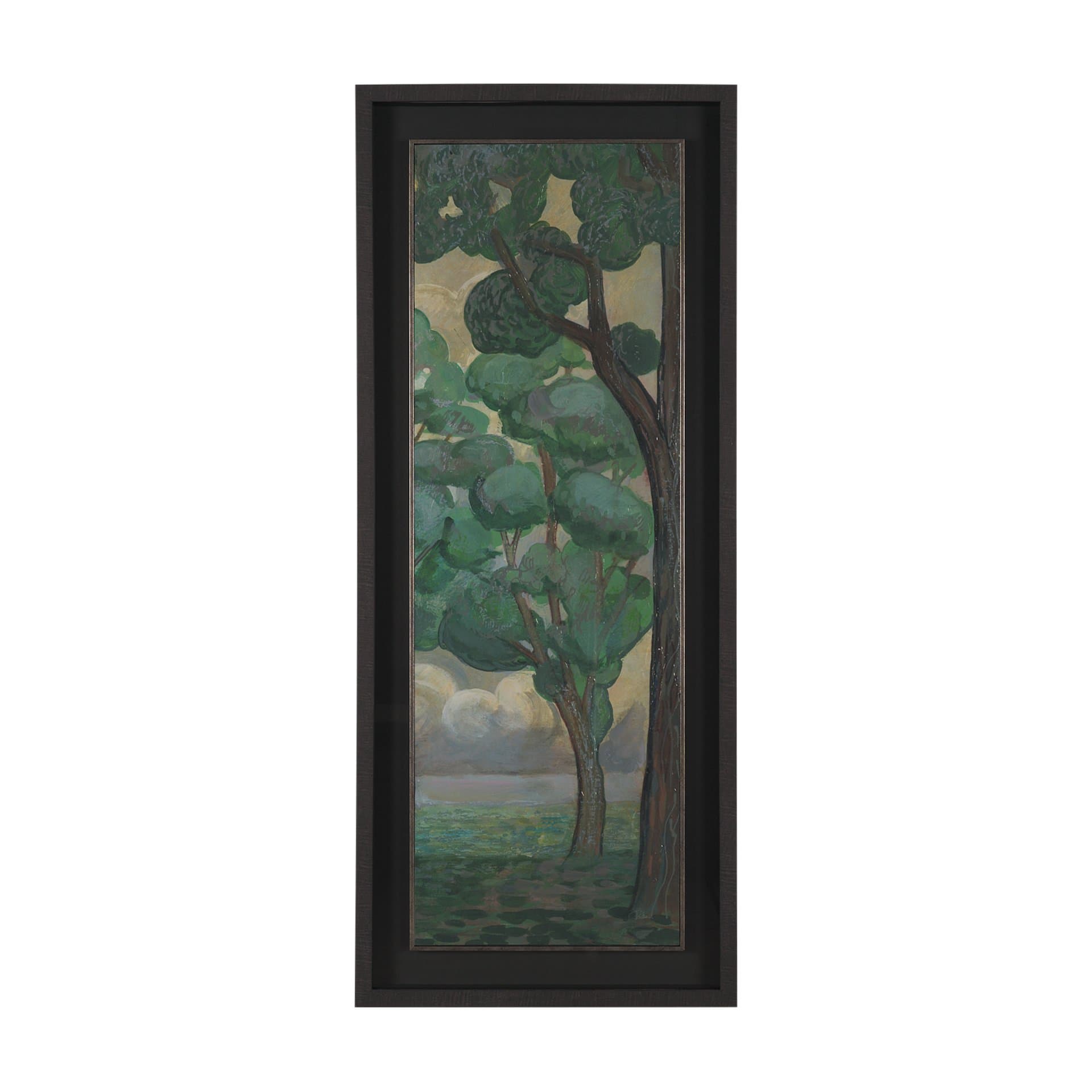 Majestic Garden II by Mercana Studio a Hand Embellished Framed Art Print under Glass — product photograph