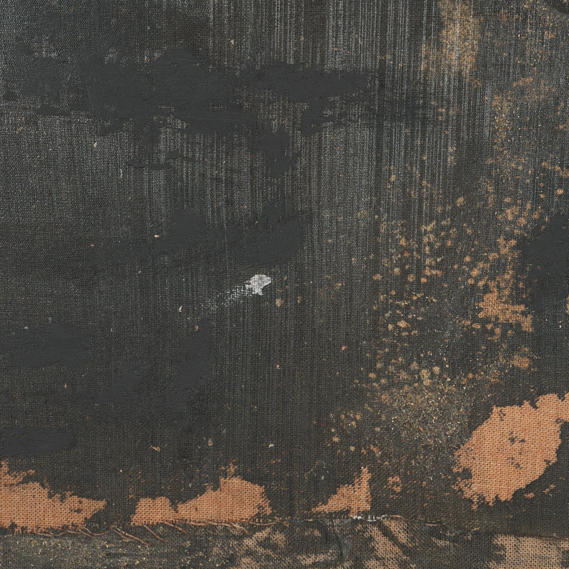 Textural Echo - Fragment by Kristine Hegre Hand-Embellished Textured Framed Canvas Artwork — product photograph