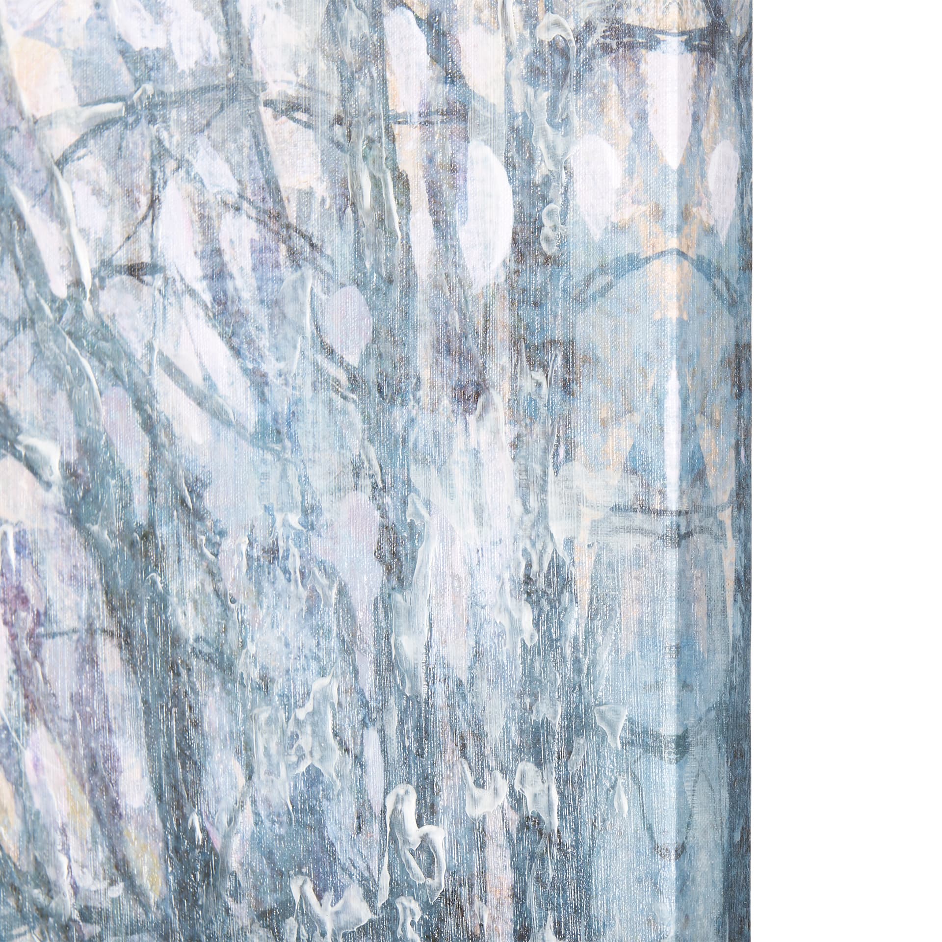 A Fresh Winter Morning II by Mercana Studio a Hand Embellished Textured Canvas — product photograph