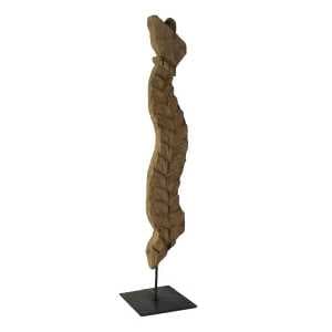 Negundo III 6L x 7W Brown Wooden Decor Object — product photograph