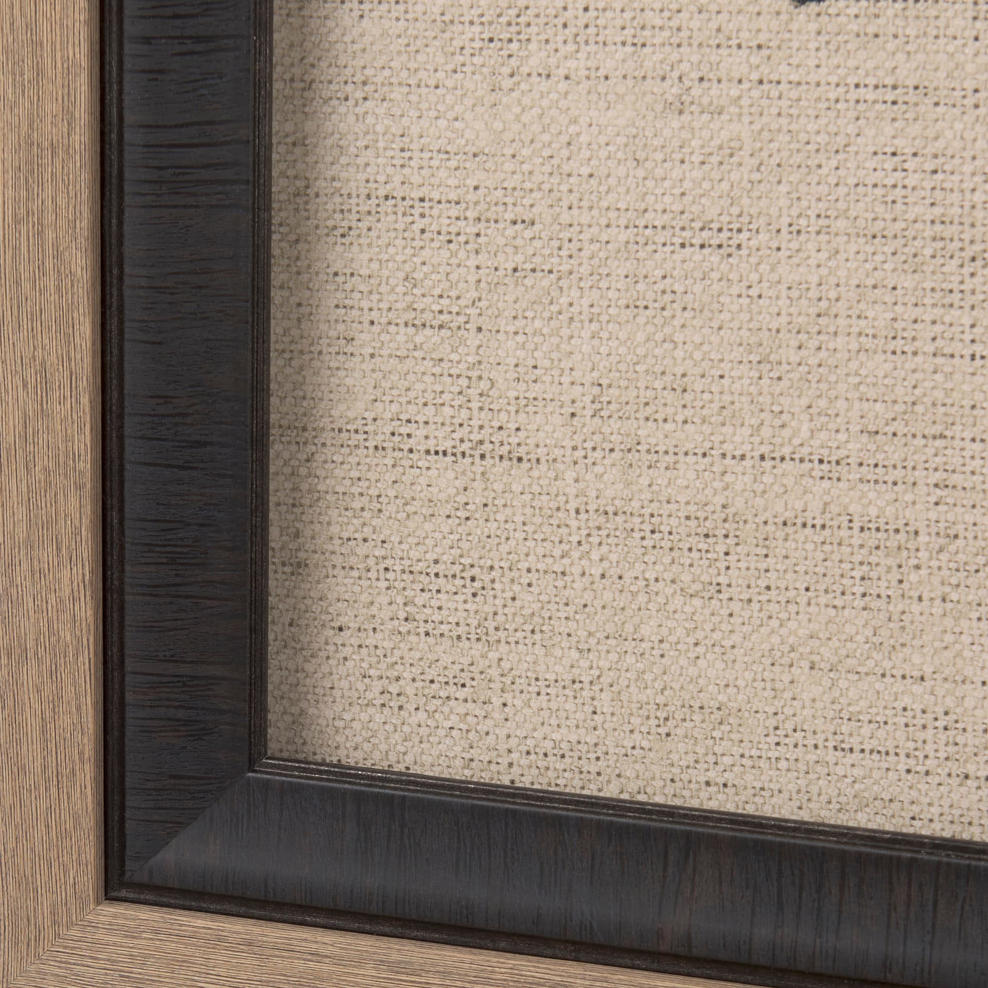 Creamy Tapestry II by Mercana Studio a Hand Embellished Textured Framed Art Print — product photograph
