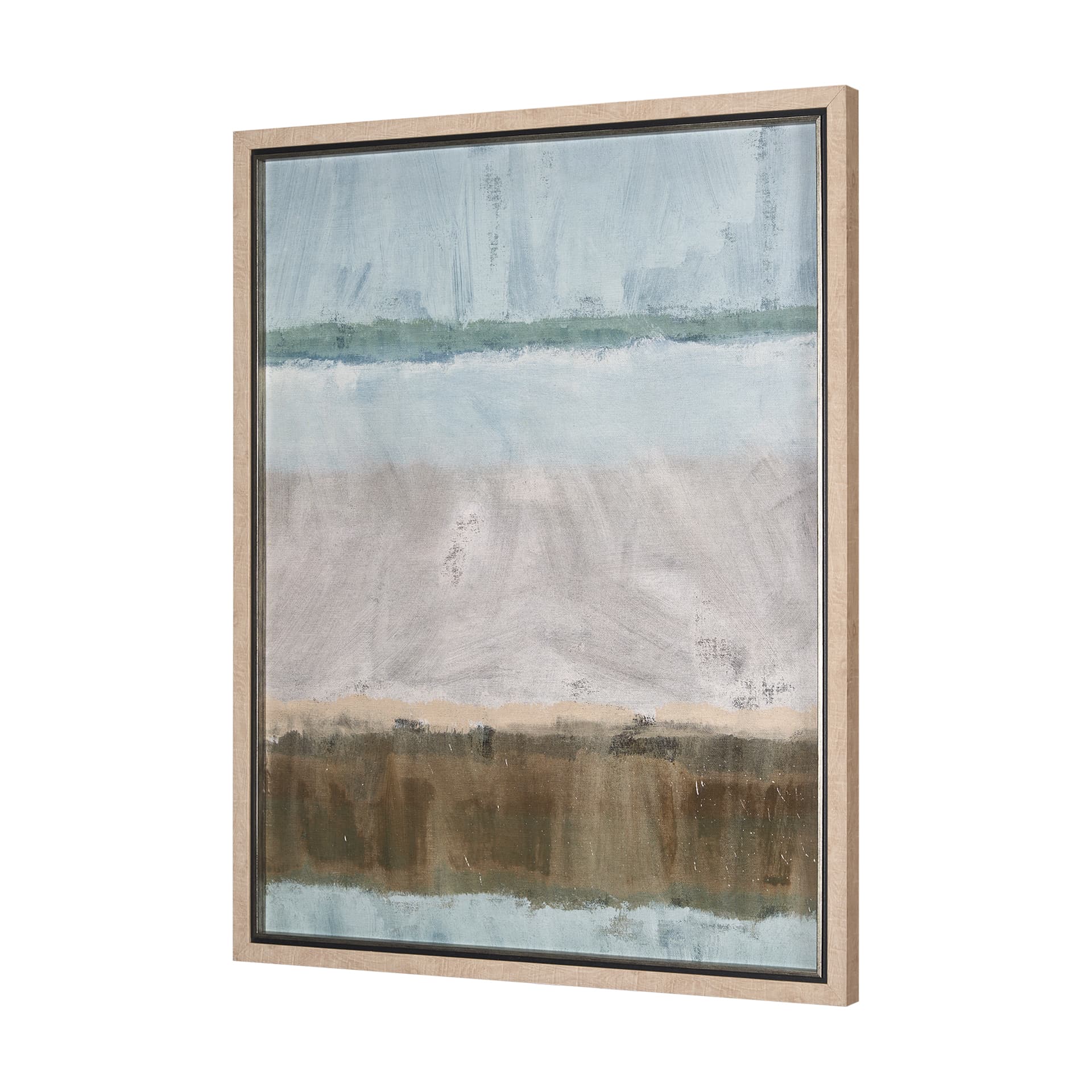Quiet Echoes - Flow by Mercana Studio a Hand Embellished Textured Framed Art Print — product photograph