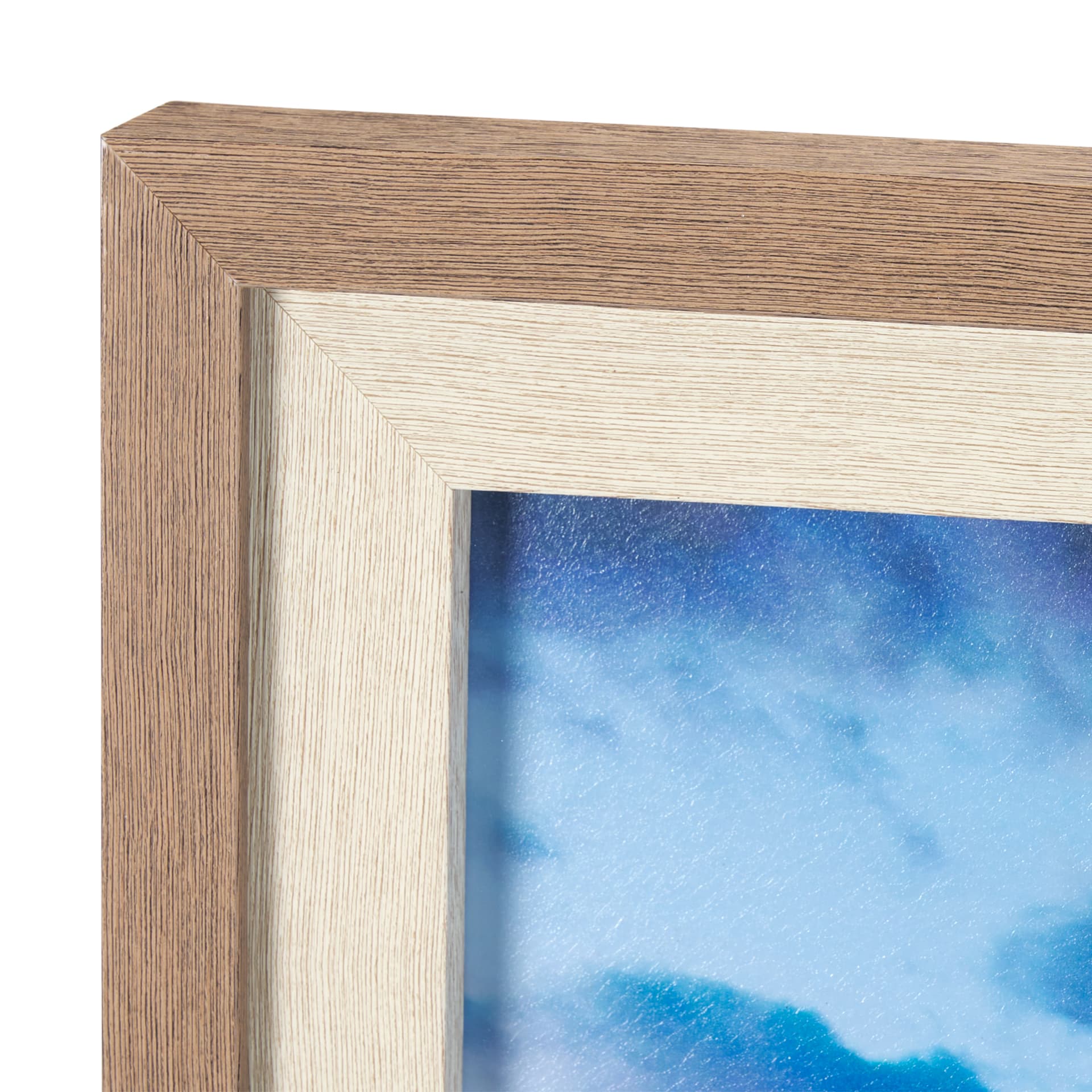 Extraordinary Skies by Mercana Studio Hand Embellished Textured Framed Photo Art Print Matted under — product photograph