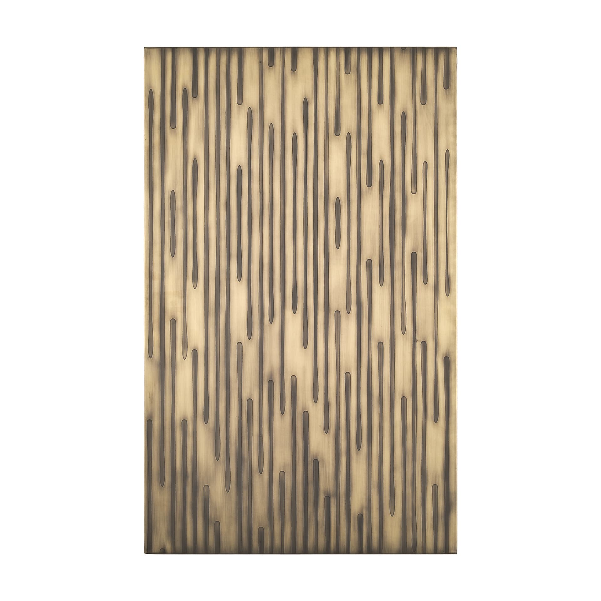 Ramos Painted Antiqued Gold Metal Wall Art — product photograph