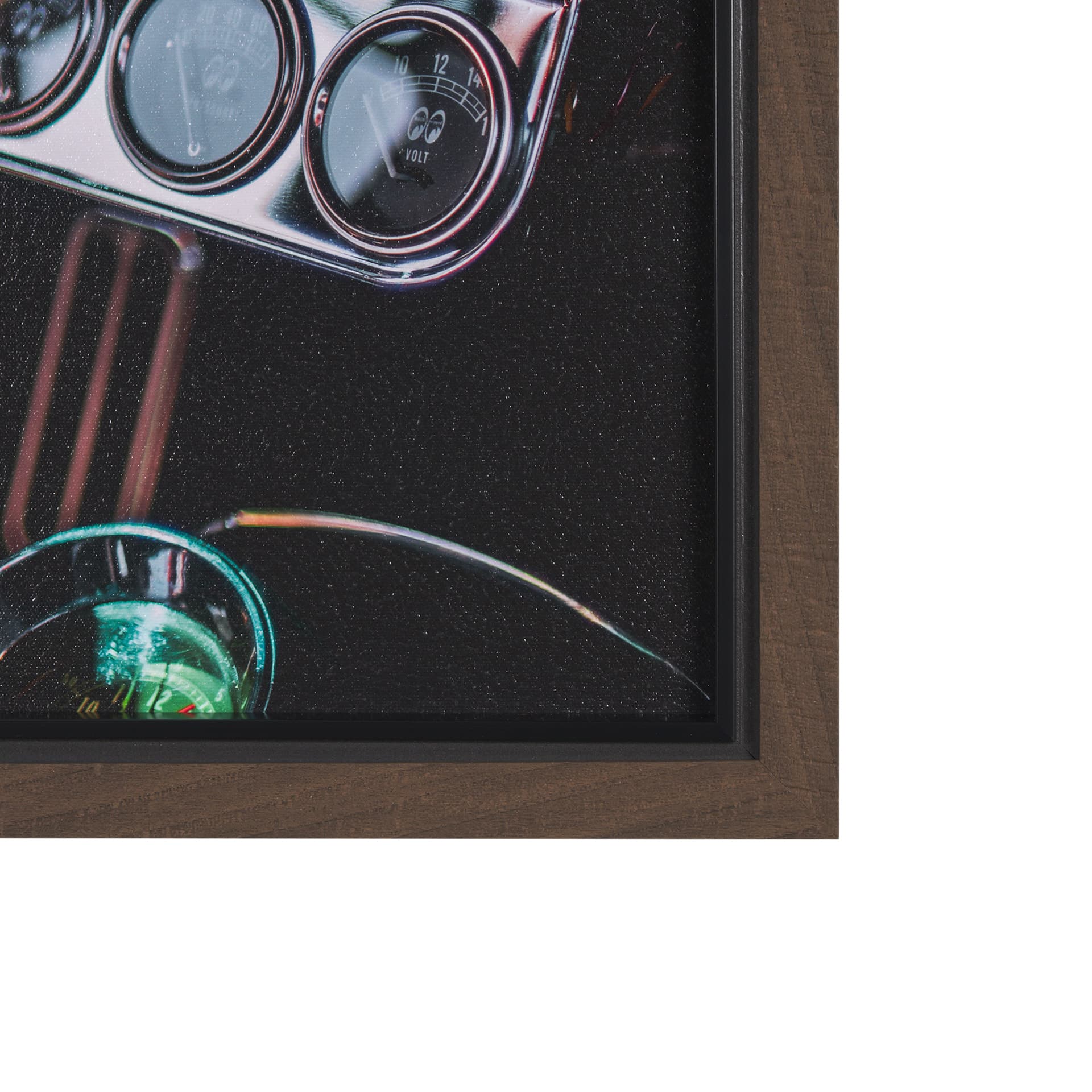 Car Interior by Tim Mossholder a Hand Embellished Framed Photo Art Print — product photograph