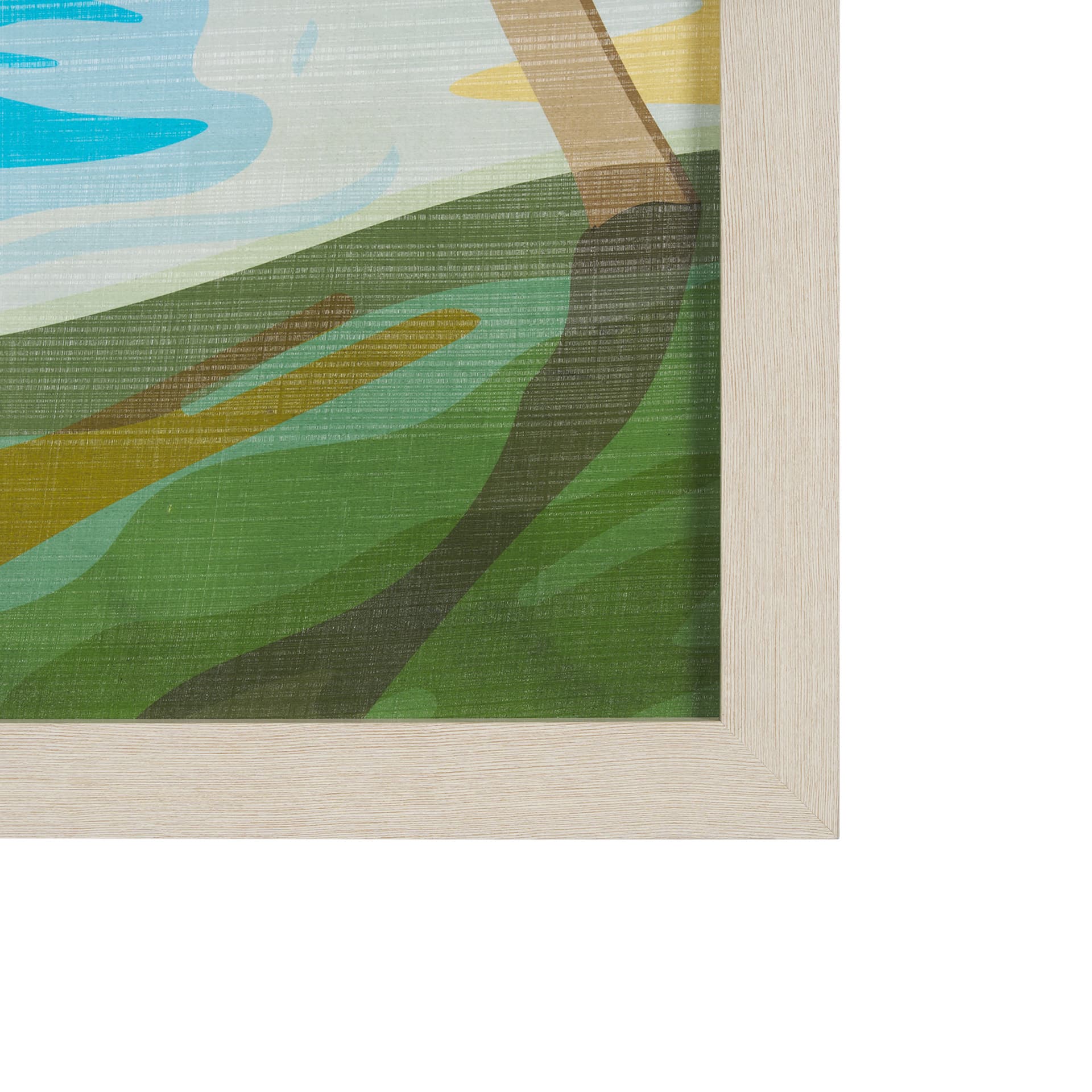 Hawaii Go USA (L) by Mercana Studio a Hand Embellished Decograph Framed Art Print — product photograph