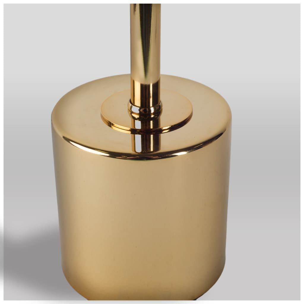 Mooney I (17.5"H) Metallic-Gold Metal Shade-less Table Lamp — product photograph