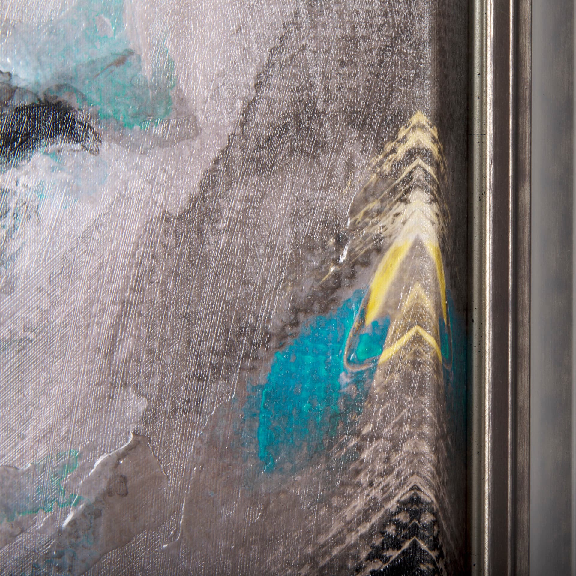 Unity III Woman (FL) by Mercana Studio a Hand Embellished Textured Framed Canvas — product photograph