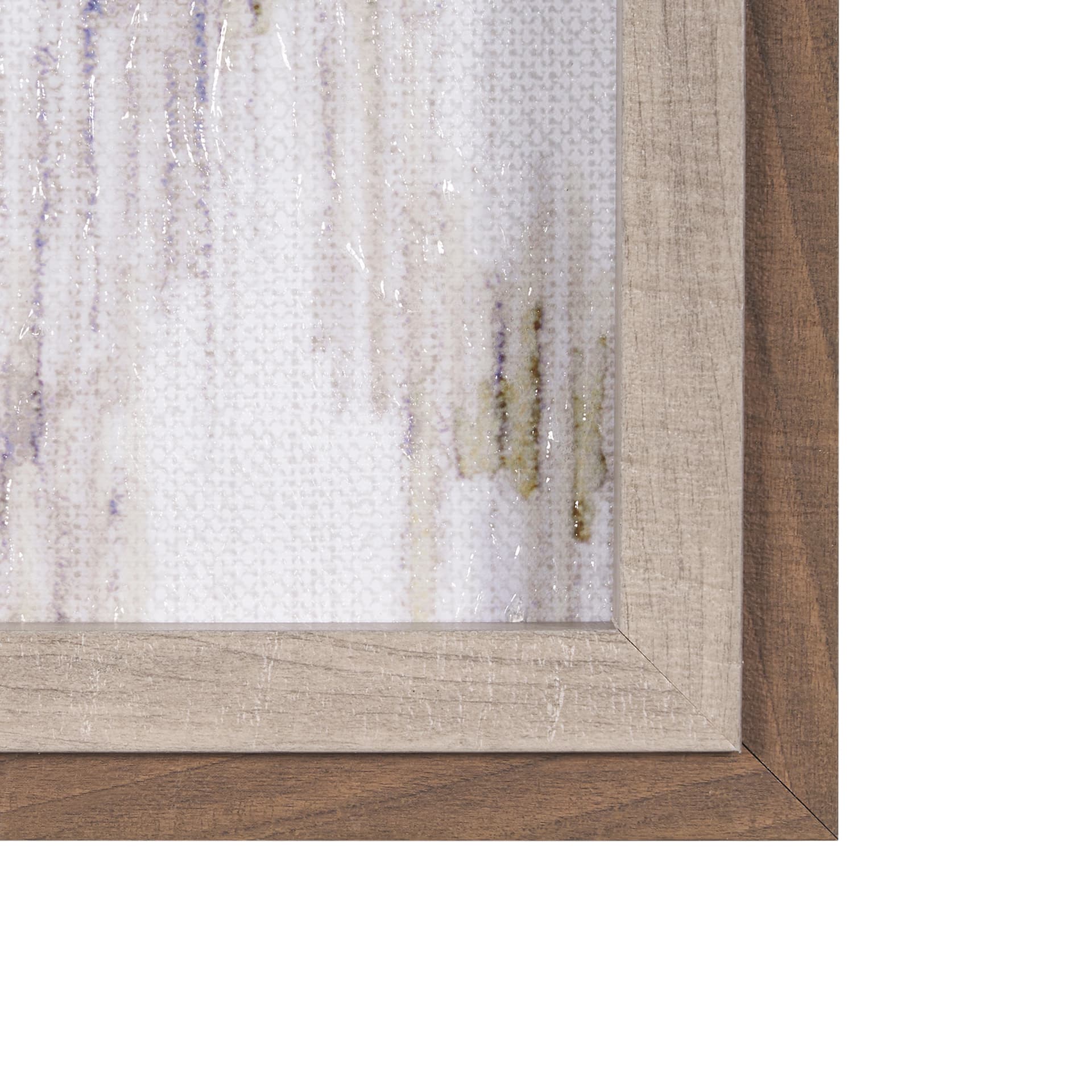 Ikat Patterns I by Silvia Krause a Hand Embellished Textured Framed Art Print — product photograph