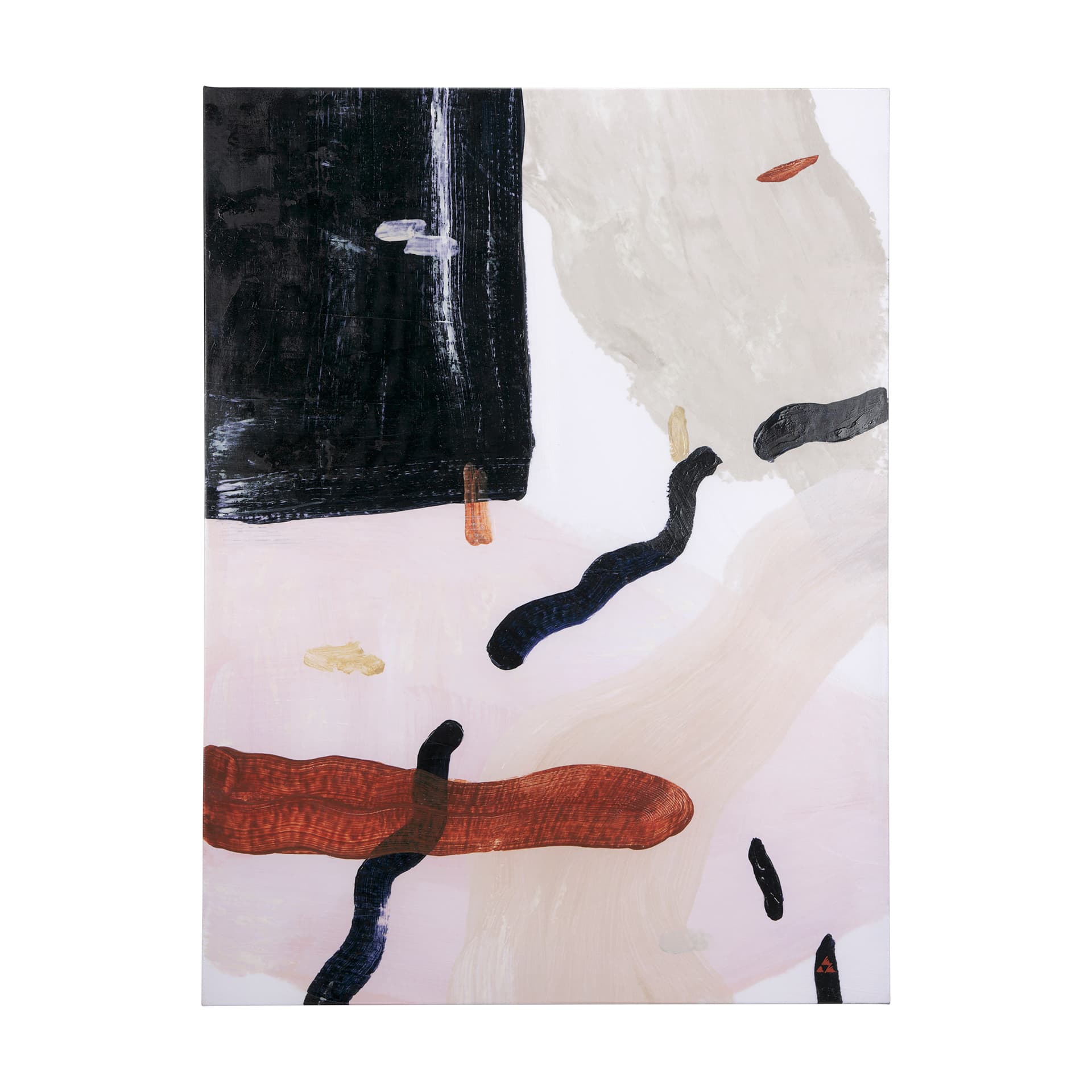 Color Blocks I by Mercana Studio a Hand Embellished Textured Canvas — product photograph