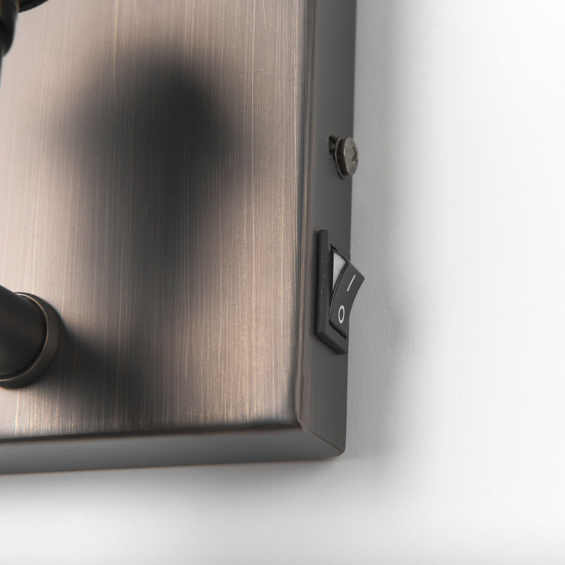 Kinsley Beige Shade W/Transparent Body Wall Sconce — product photograph