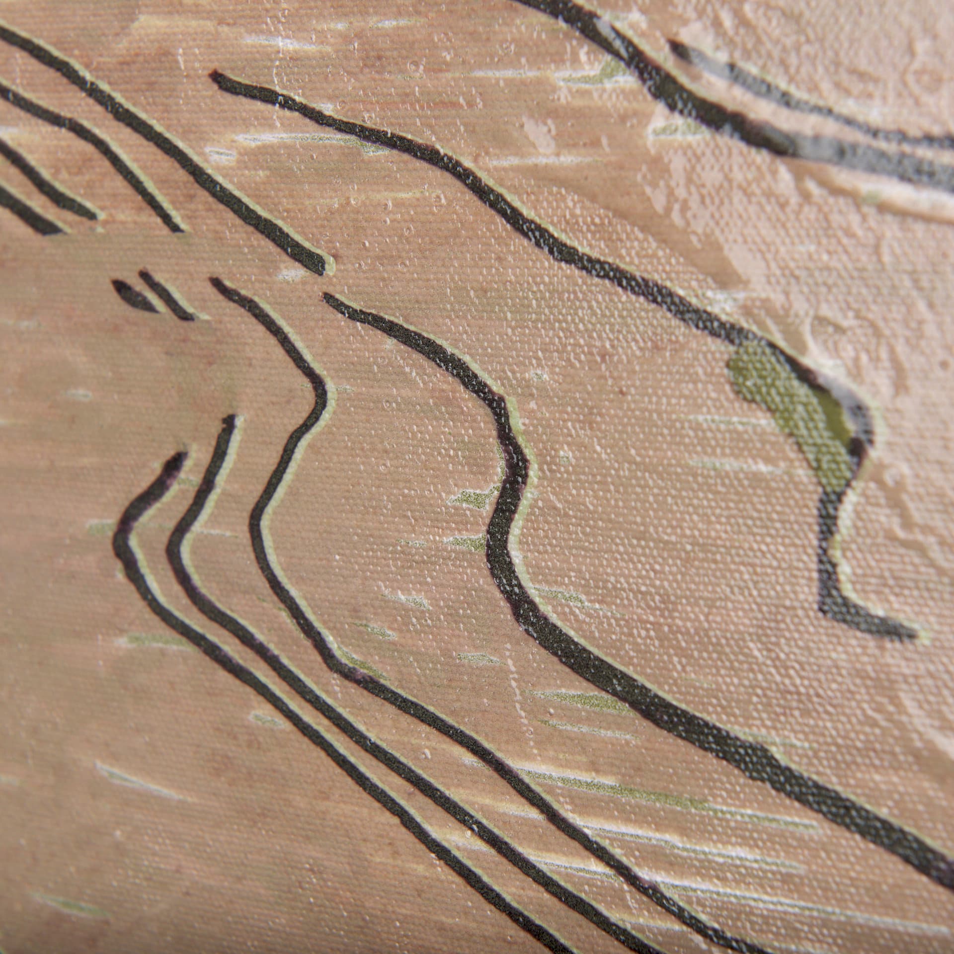 Farmland Spring I by Mercana Studio a Hand Embellished Textured Canvas — product photograph