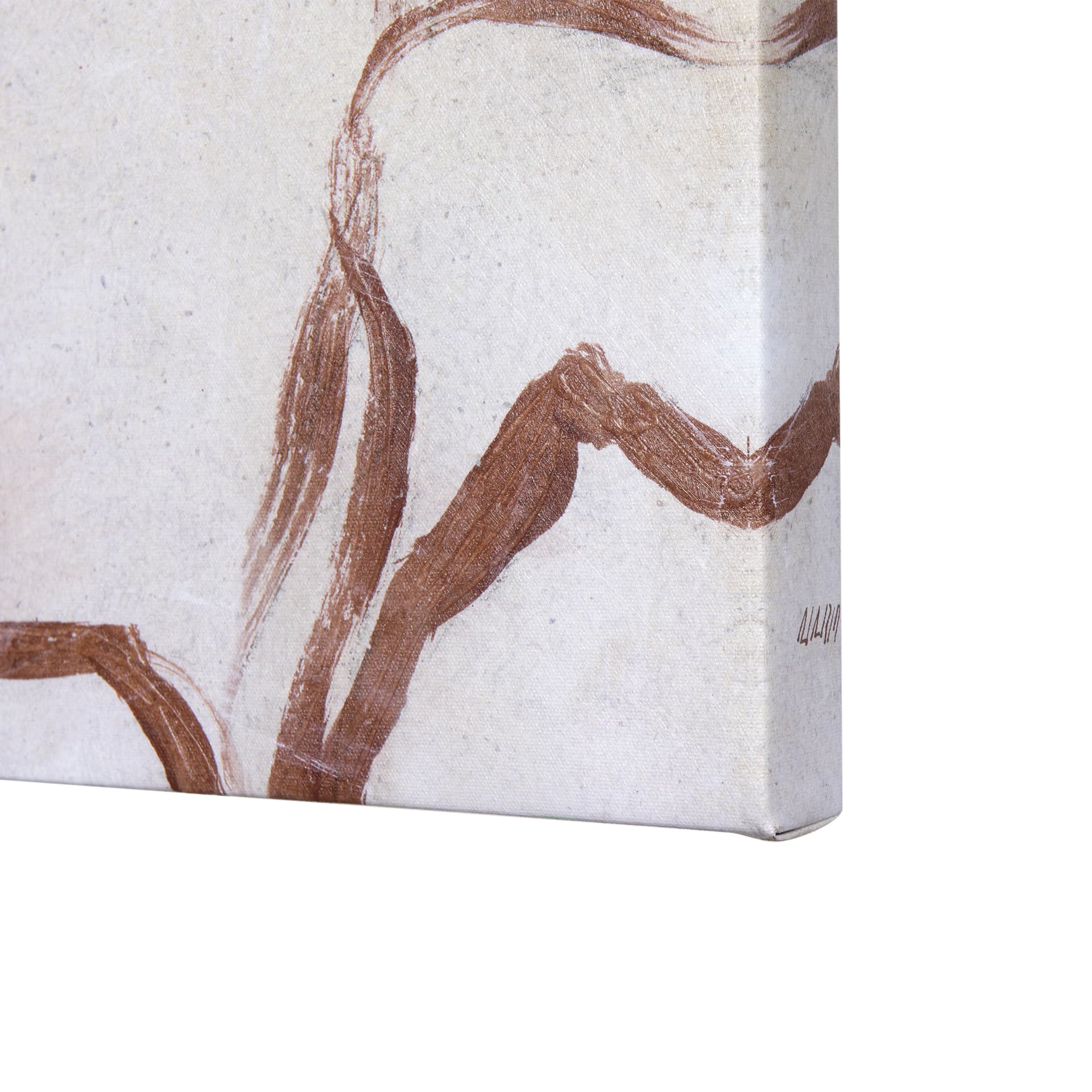 Horse Herd III by Mercana Studio a Hand Embellished Textured Canvas — product photograph