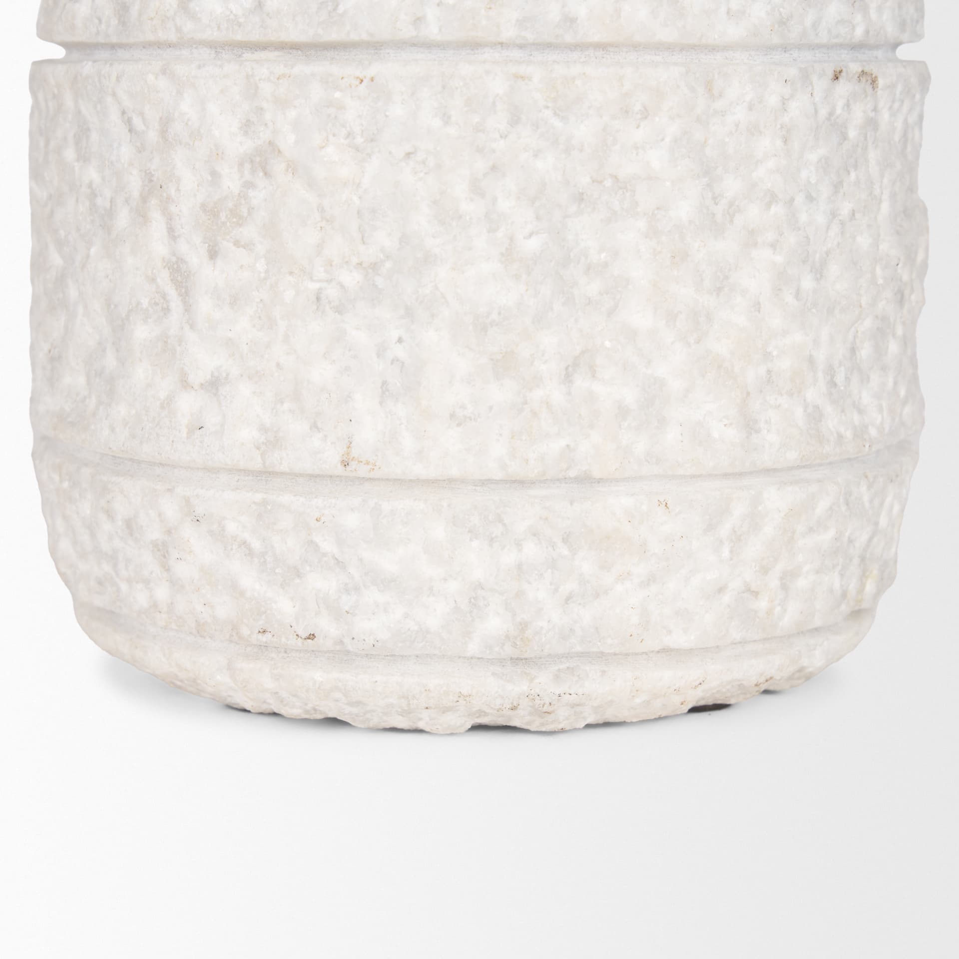 Irina Small White Marble Door Stopper — product photograph