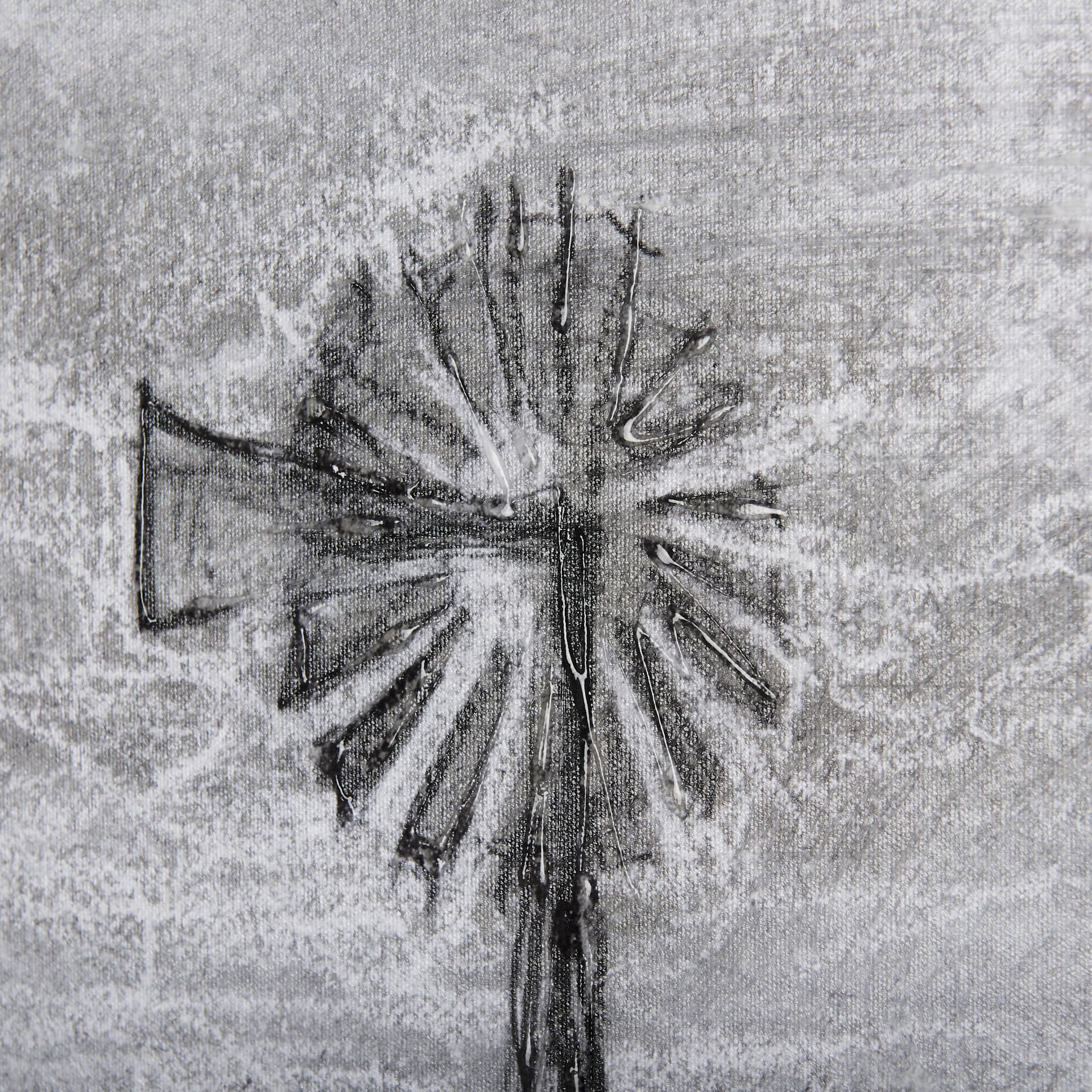 Farm view sketch I by Mercana Studio a Hand Embellished Textured Canvas — product photograph
