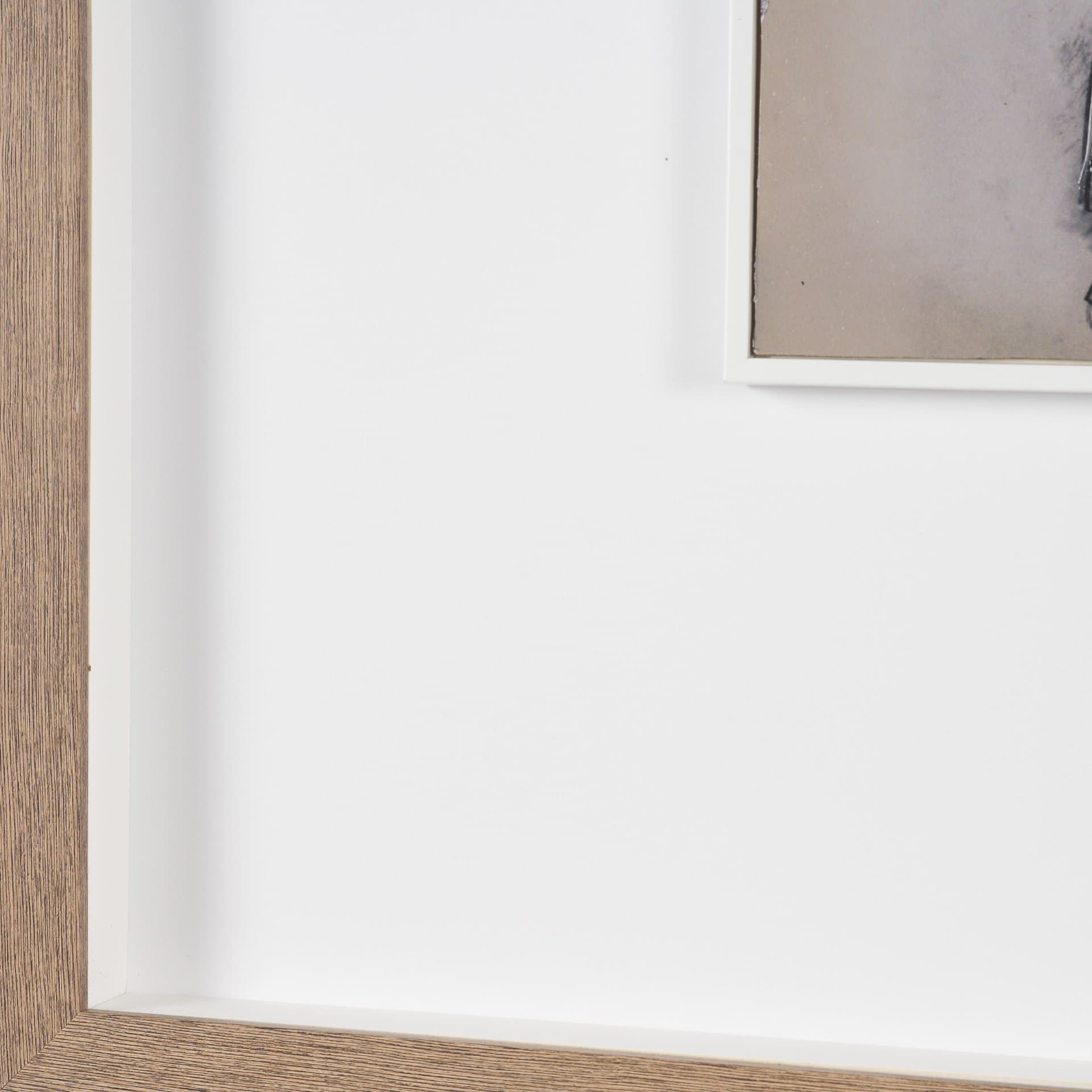 Black Lab by Mercana Studio Hand-Embellished Framed Artwork Matted under Glass — product photograph