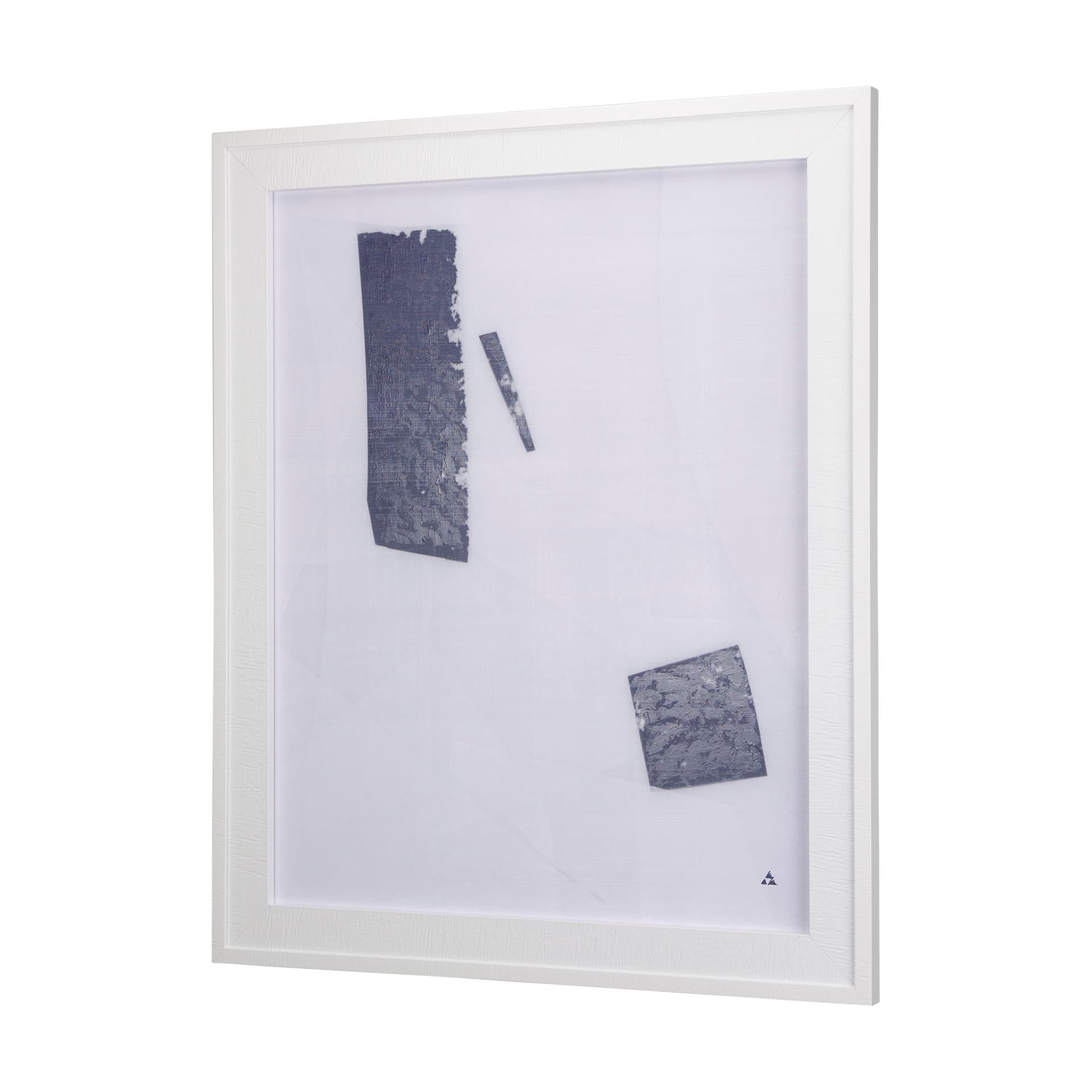 The Shapes II by Mercana Studio a Hand Embellished Textured Framed Art Print — product photograph