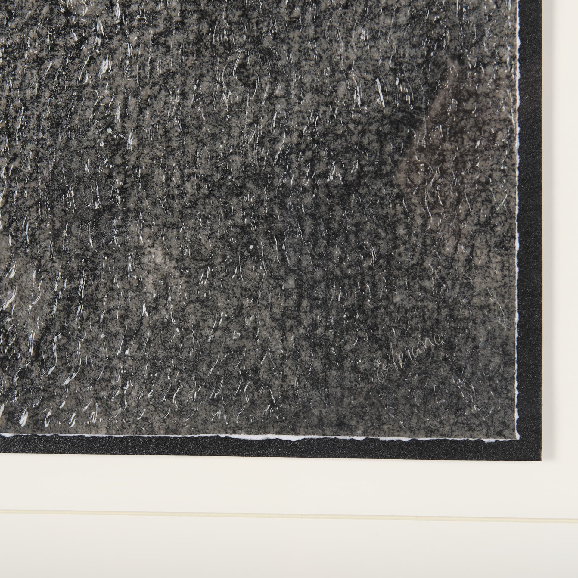 Leafy Shade I by Mercana Studio a Hand Embellished Textured Framed Art Print Matted under Glass — product photograph