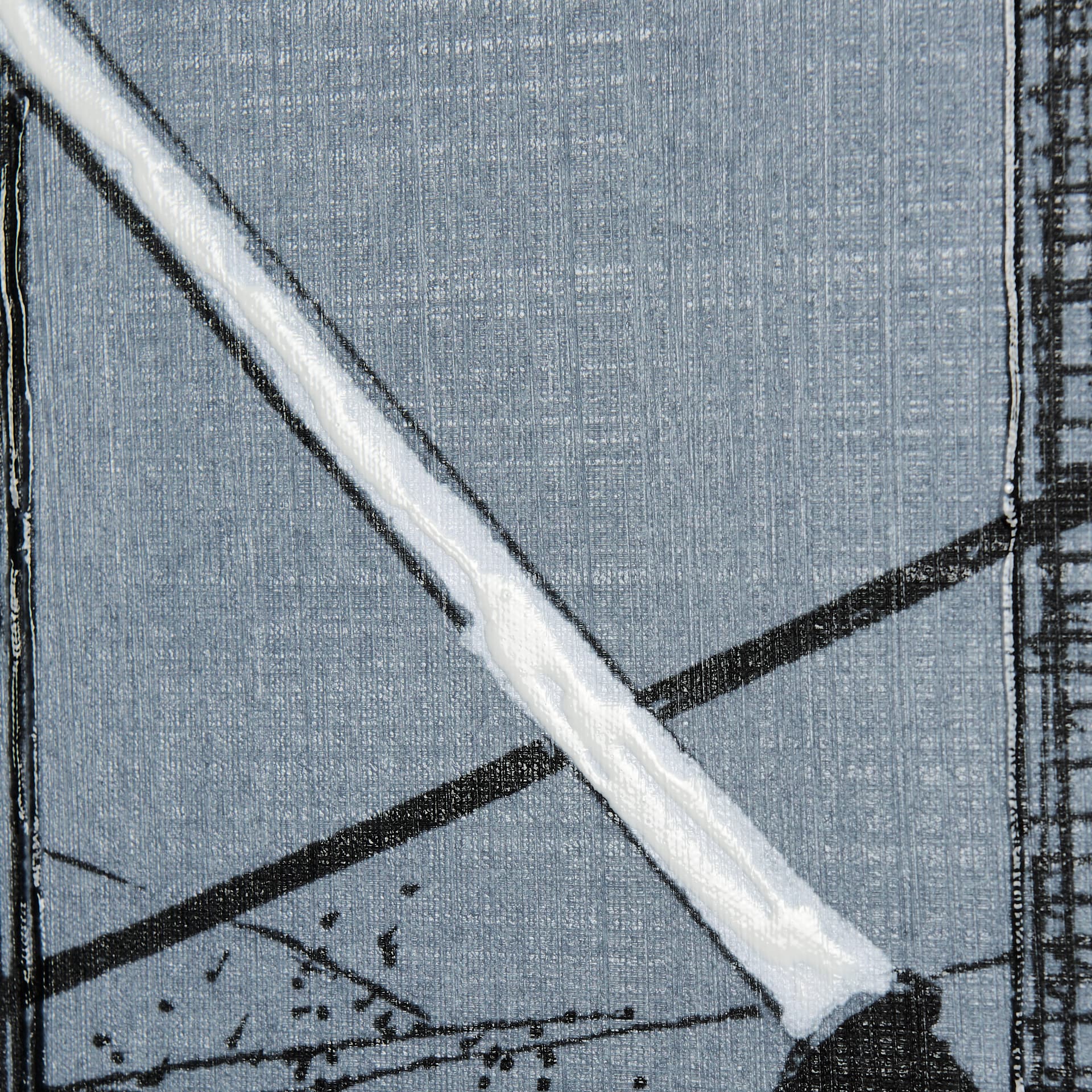 Bridge II by Mercana Studio a Hand Embellished Textured Canvas — product photograph
