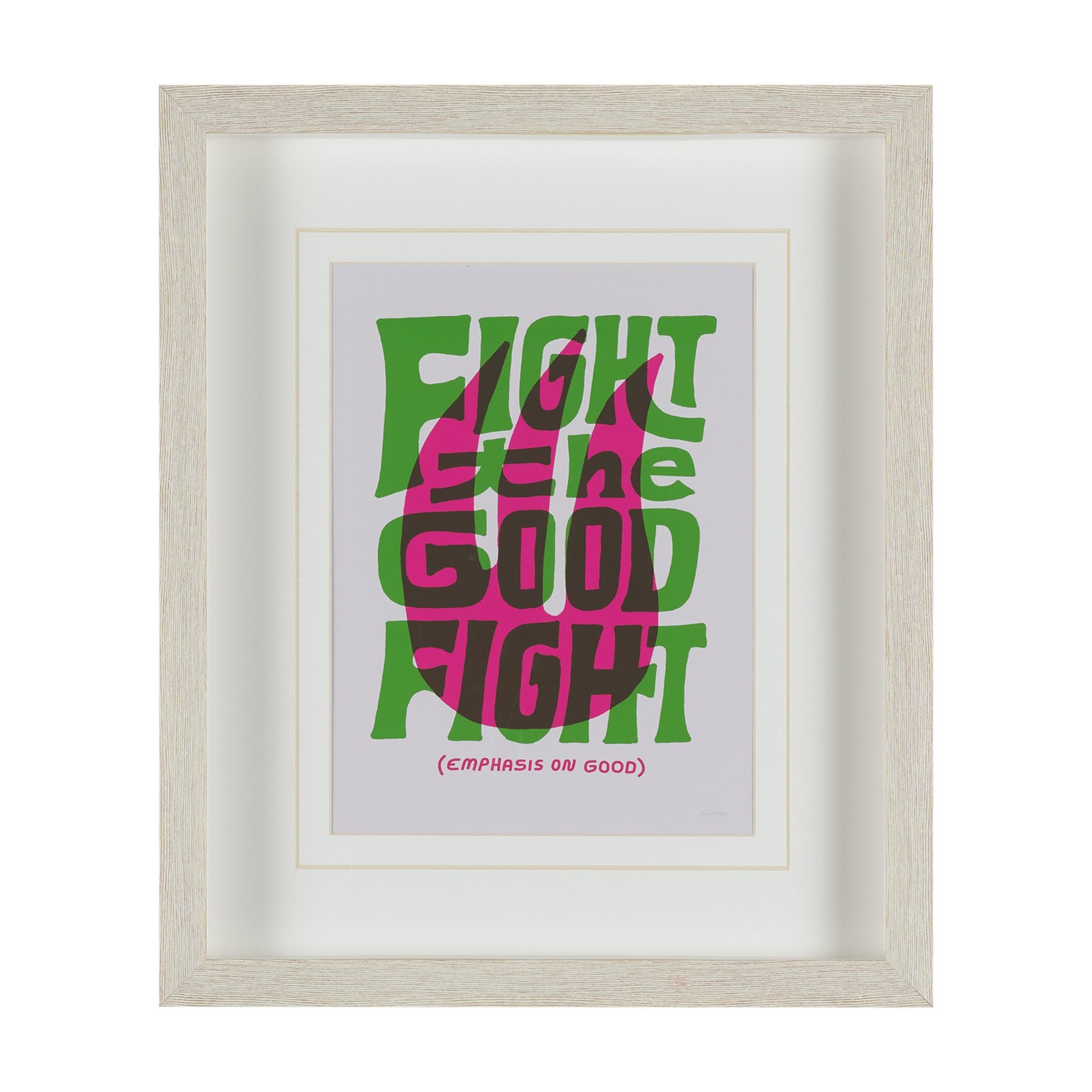 Motivation Mantra IV by Michael Mullan Framed Artwork Matted under Glass — product photograph