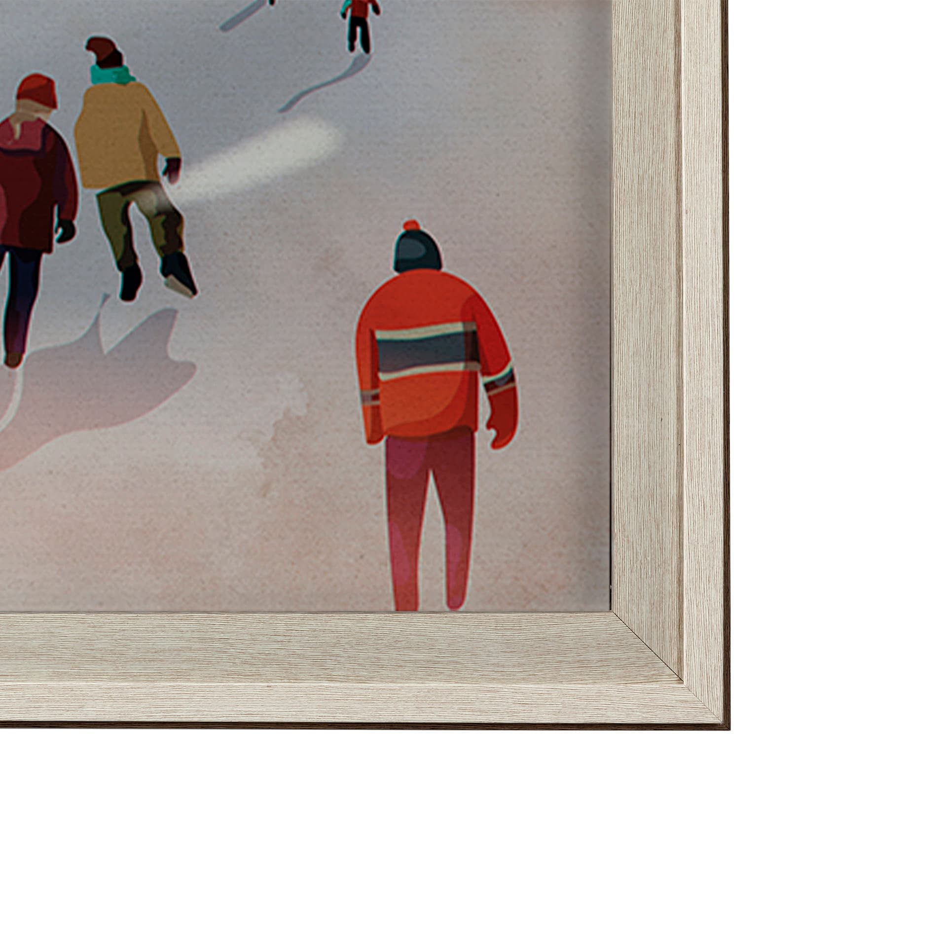 Ottawa Go Canada (XL) by Mercana Studio a Hand Embellished Decograph Framed Art Print under Glass — product photograph