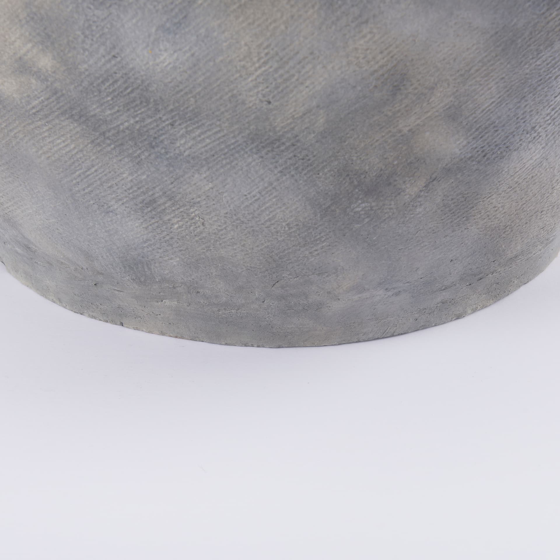 Zuma 27.2L x 18.1W x 24.4H Light Gray Ceramic Floor Vase — product photograph