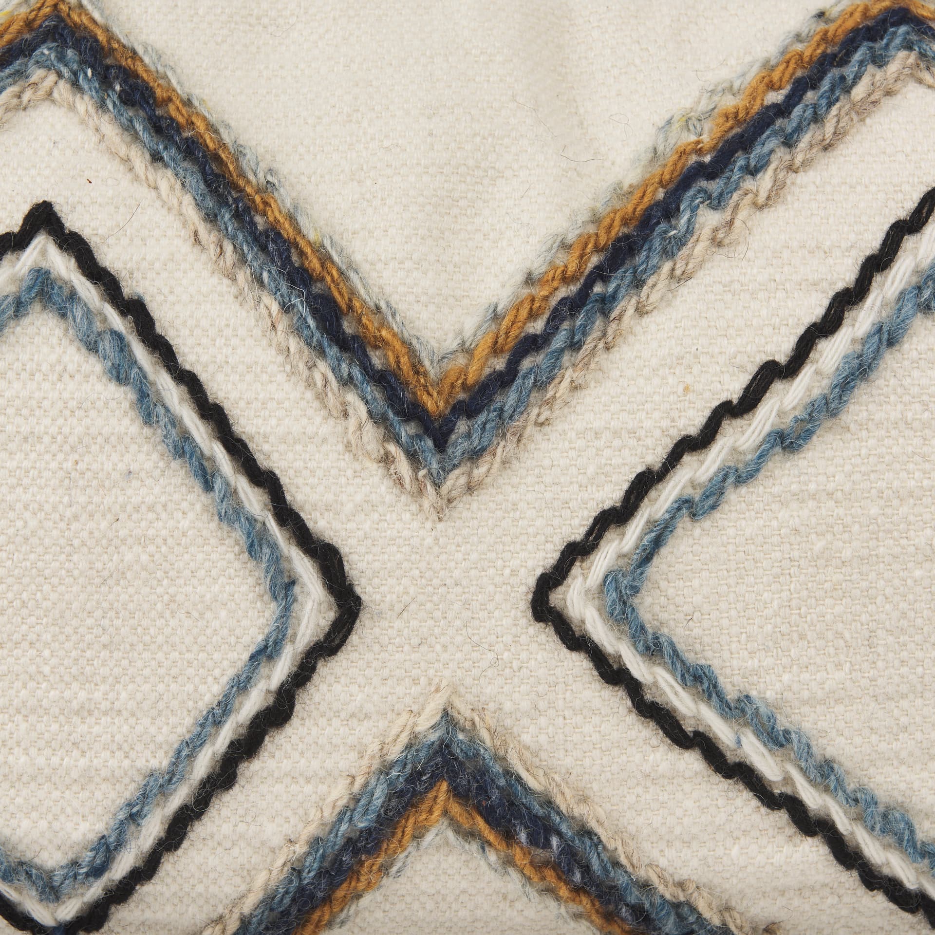 Kitt 14x26 Cream Multi Colored Patterned Lumbar Pillow Cover — product photograph