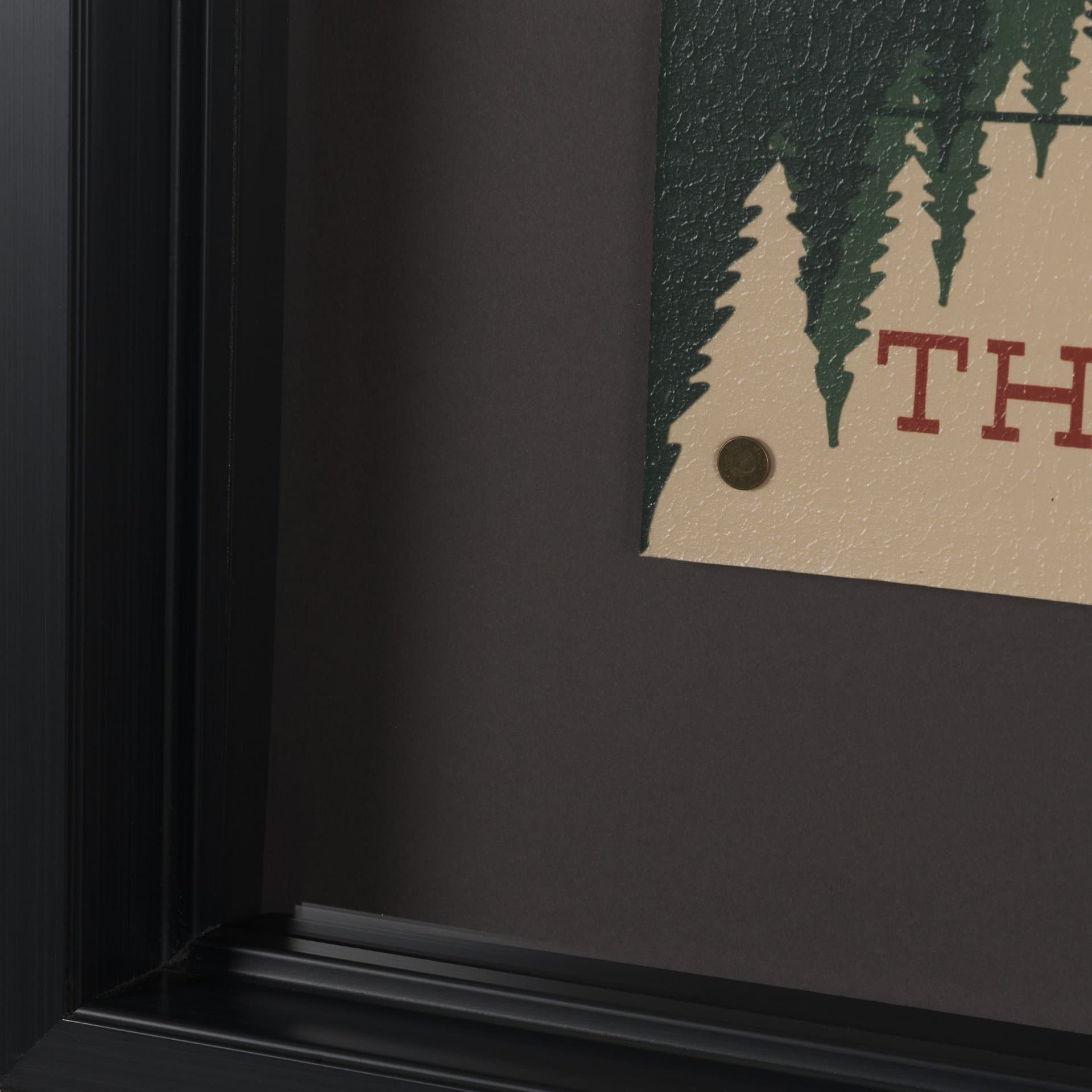 Cryptid Tourism III by Omar Escalante Textured Framed Artwork Matted under Glass — product photograph