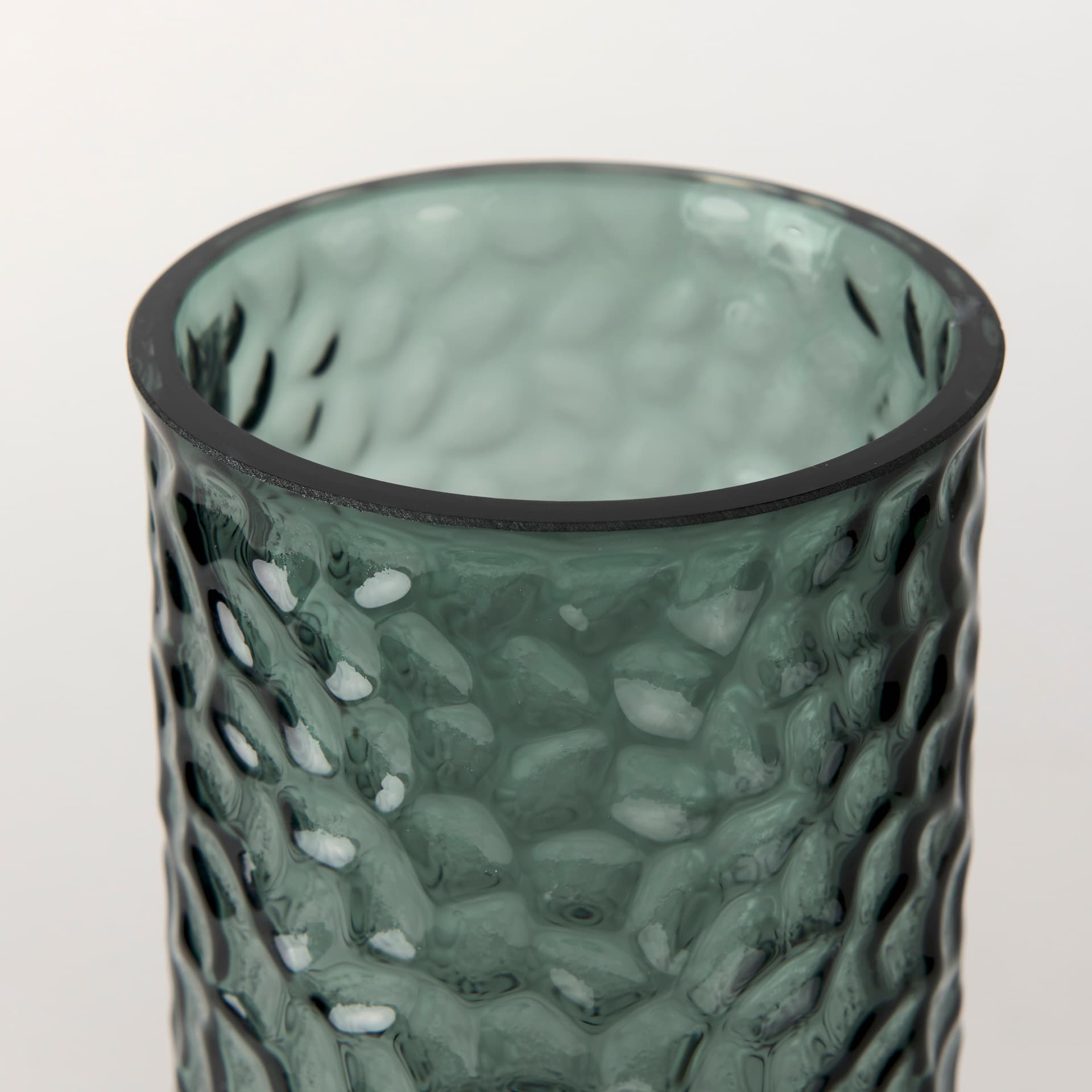 Jolene 11.8" Green Waterglass Glass Vase — product photograph