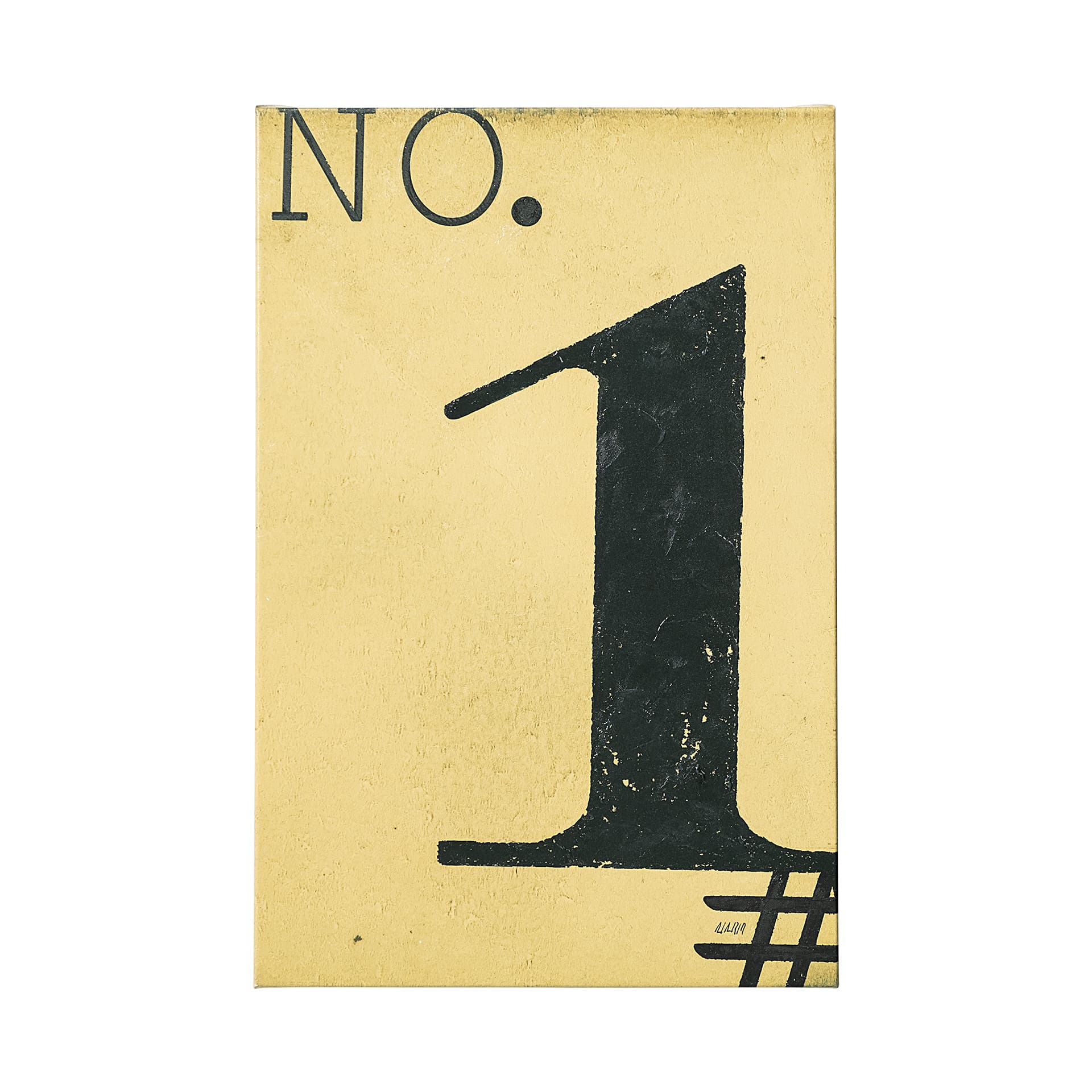 Value Collector 1 by Alarm a Hand Embellished Textured Canvas — product photograph