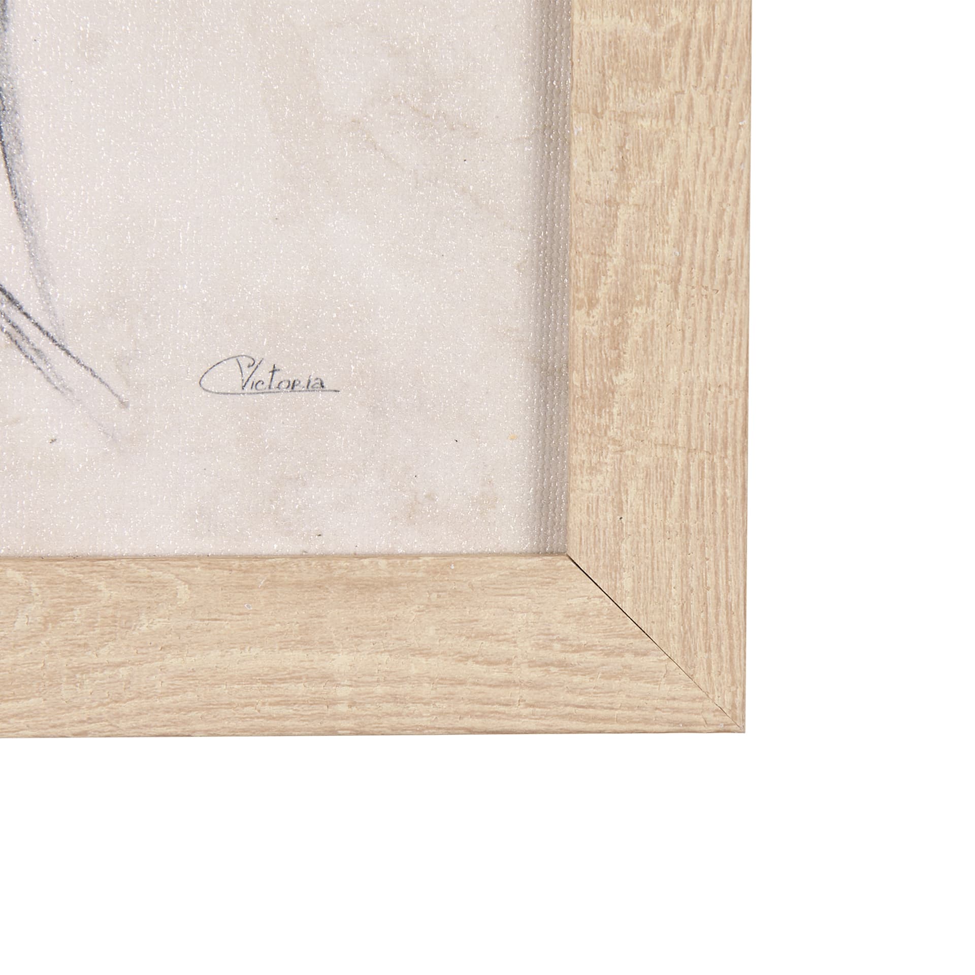 Chamomile Drawing I by Mercana Studio a Hand Embellished Textured Framed Art Print — product photograph