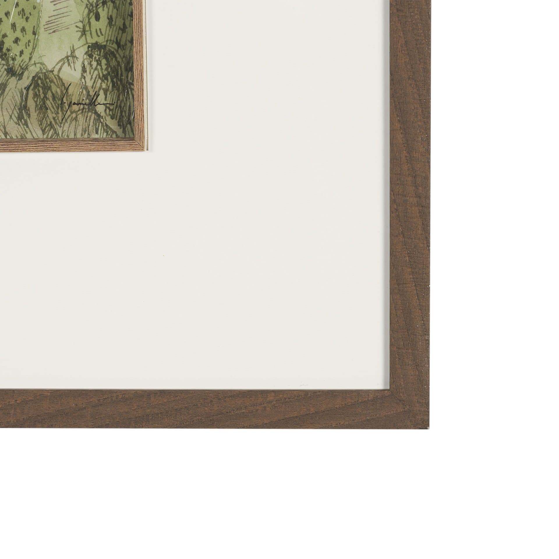 Red Rock Country I by Mercana Studio Hand-Embellished Framed Artwork Matted under Glass — product photograph
