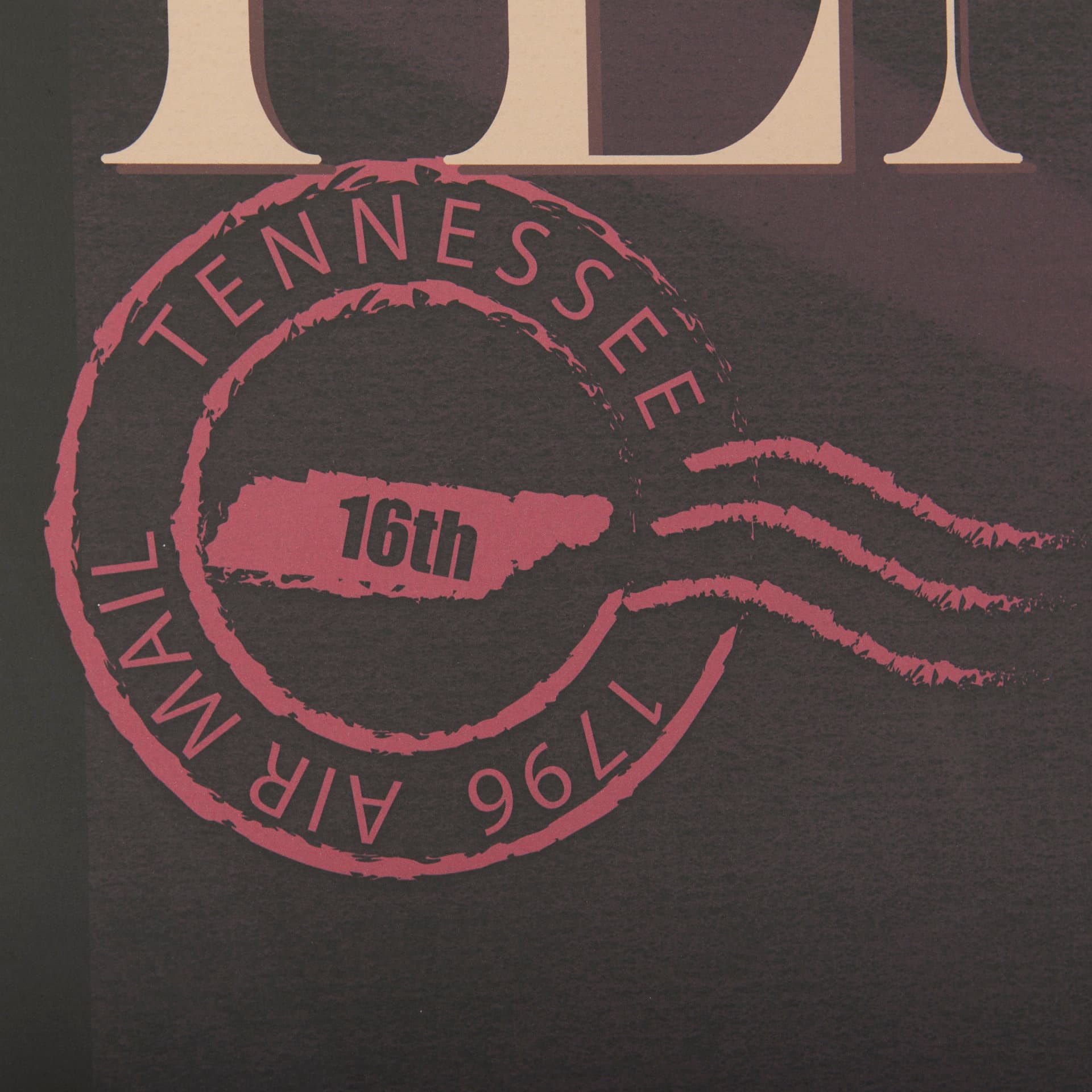 Tennessee Go USA (XL) by Mercana Studio a Hand Embellished Decograph Framed Art Print under Glass — product photograph