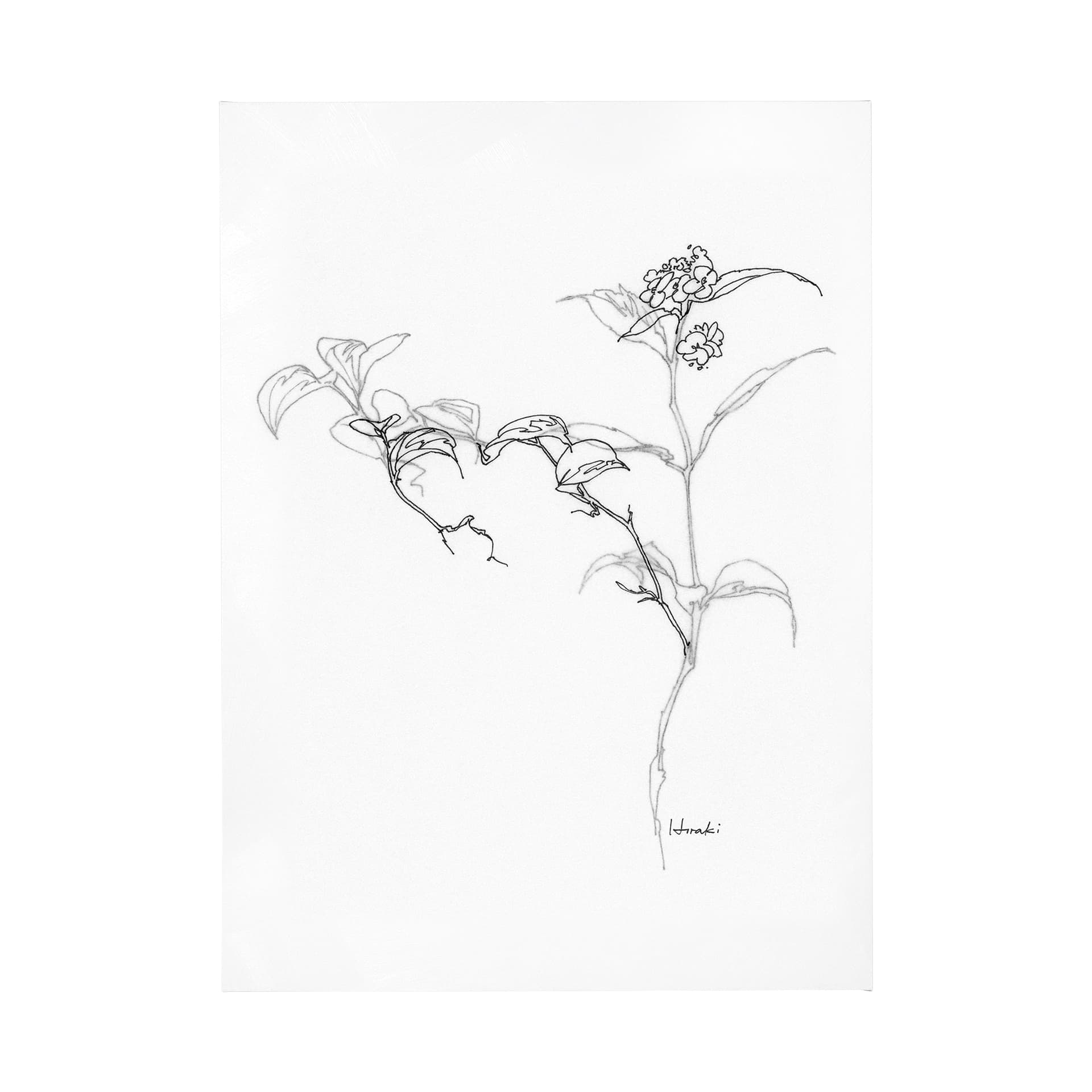 Arrangement VI by Hiraki a Hand Embellished Textured Canvas — product photograph