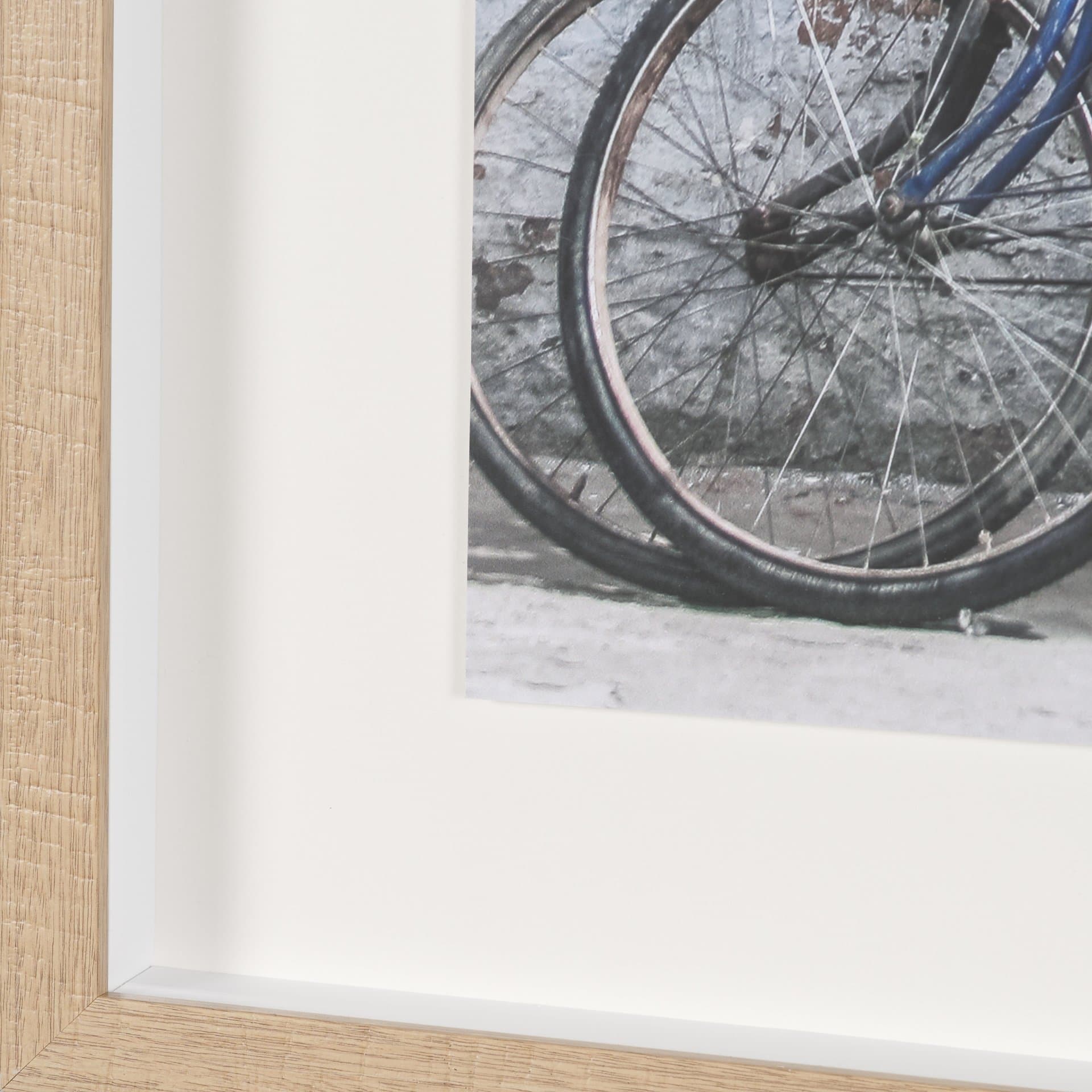 Rustic Bicycyle Scene by Shot By Clint Framed Photo Print Matted under Glass — product photograph
