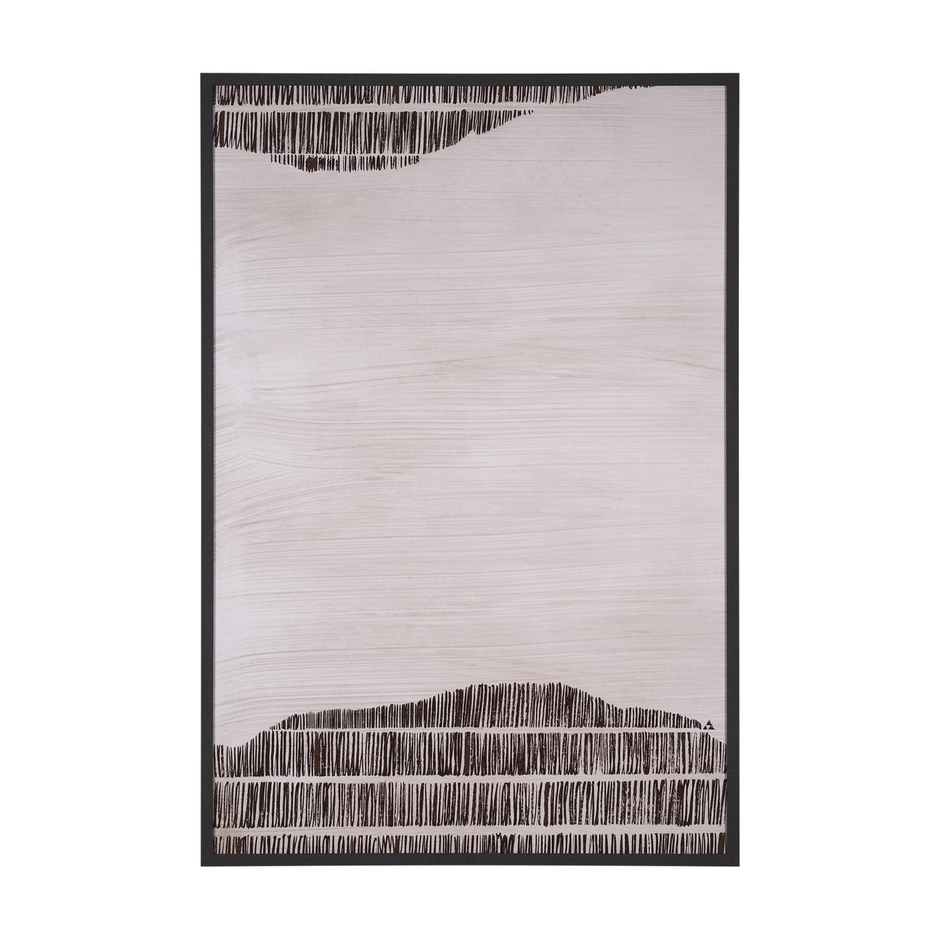 Delineation II by Mercana Studio a Hand Embelished Textured Framed Art Print — product photograph