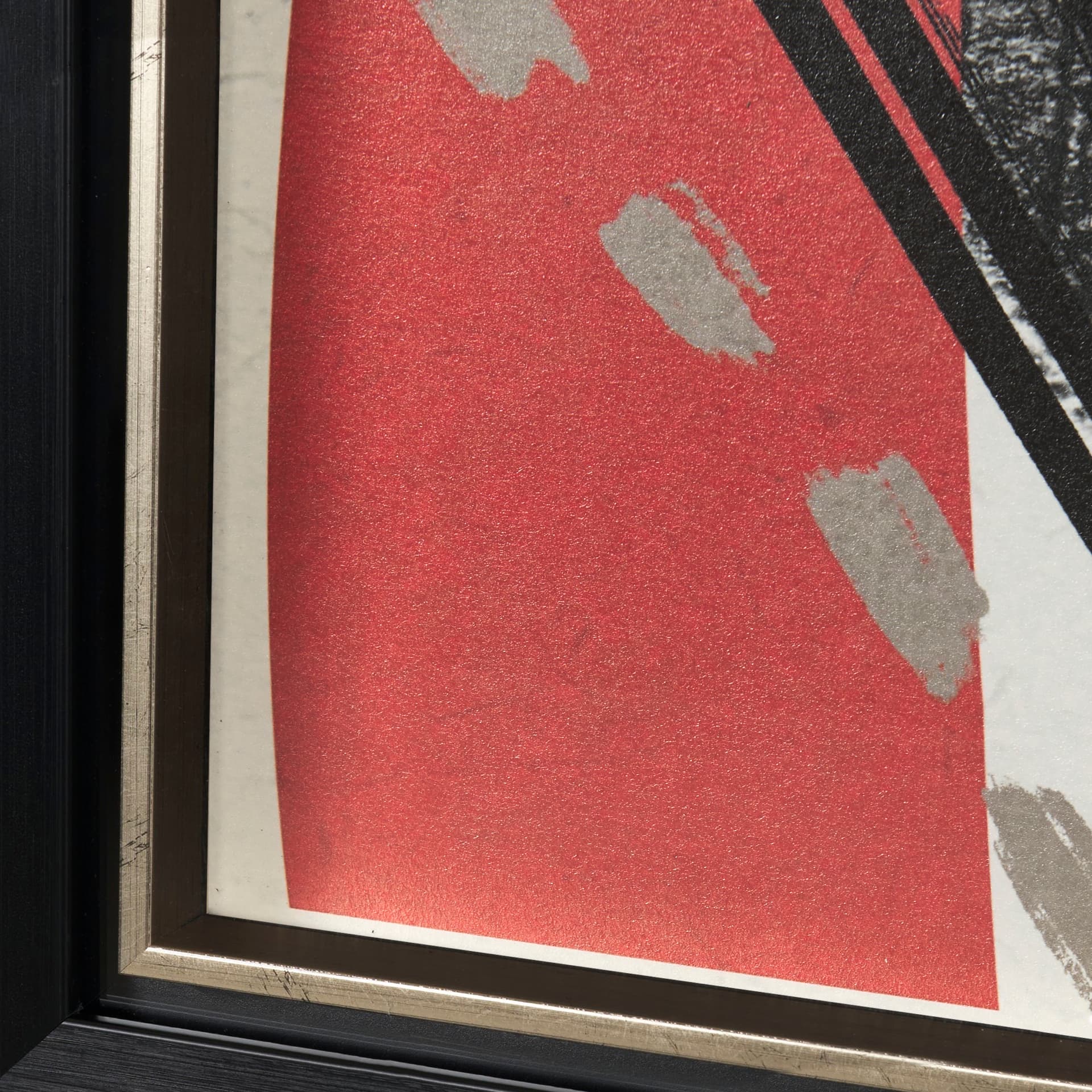 Bold People - Rowan by Mercana Studio Hand Embellished Textured Framed Art Print Matted under Glass — product photograph