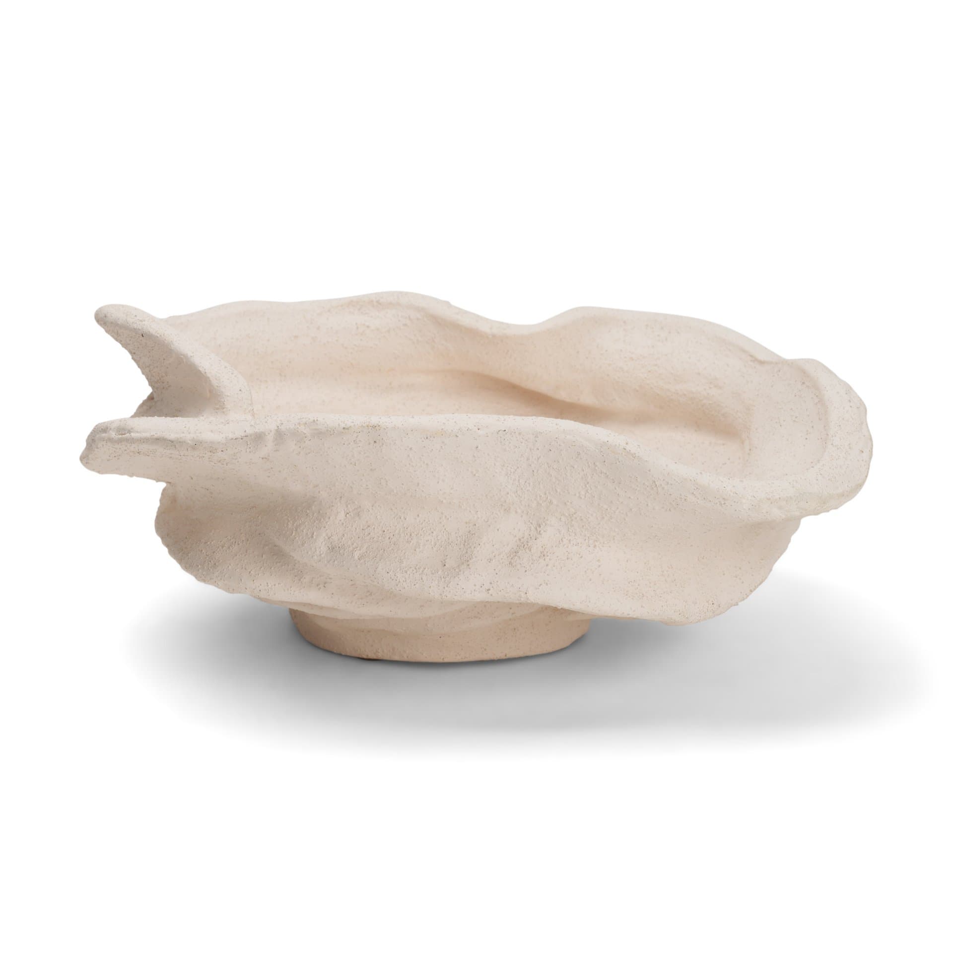 Scala Textured Ceramic Organic Forms Decorative Bowl — product photograph