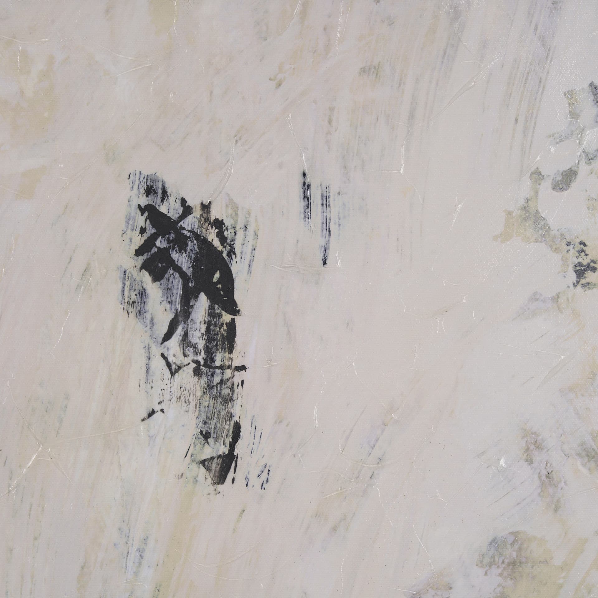 Clay II by Mercana Studio a Hand Embellished Textured Framed Canvas — product photograph