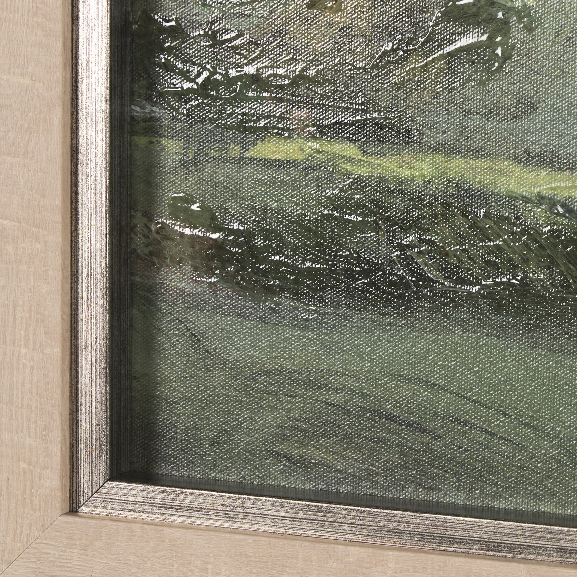 Morning Shadows by Mercana Studio a Hand Embellished Textured Framed Art Print — product photograph