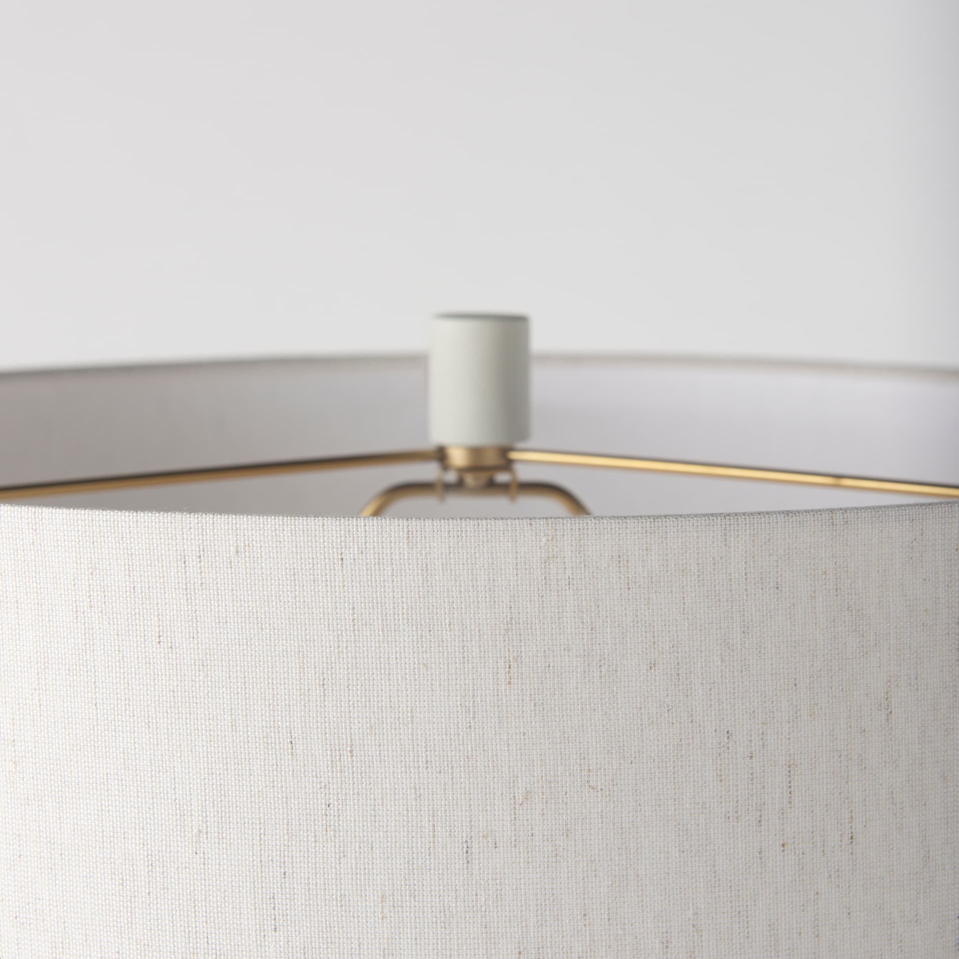 Javier 18.0L x 18.0W x 30.75H Light Base W/Cream Shade Table Lamp — product photograph