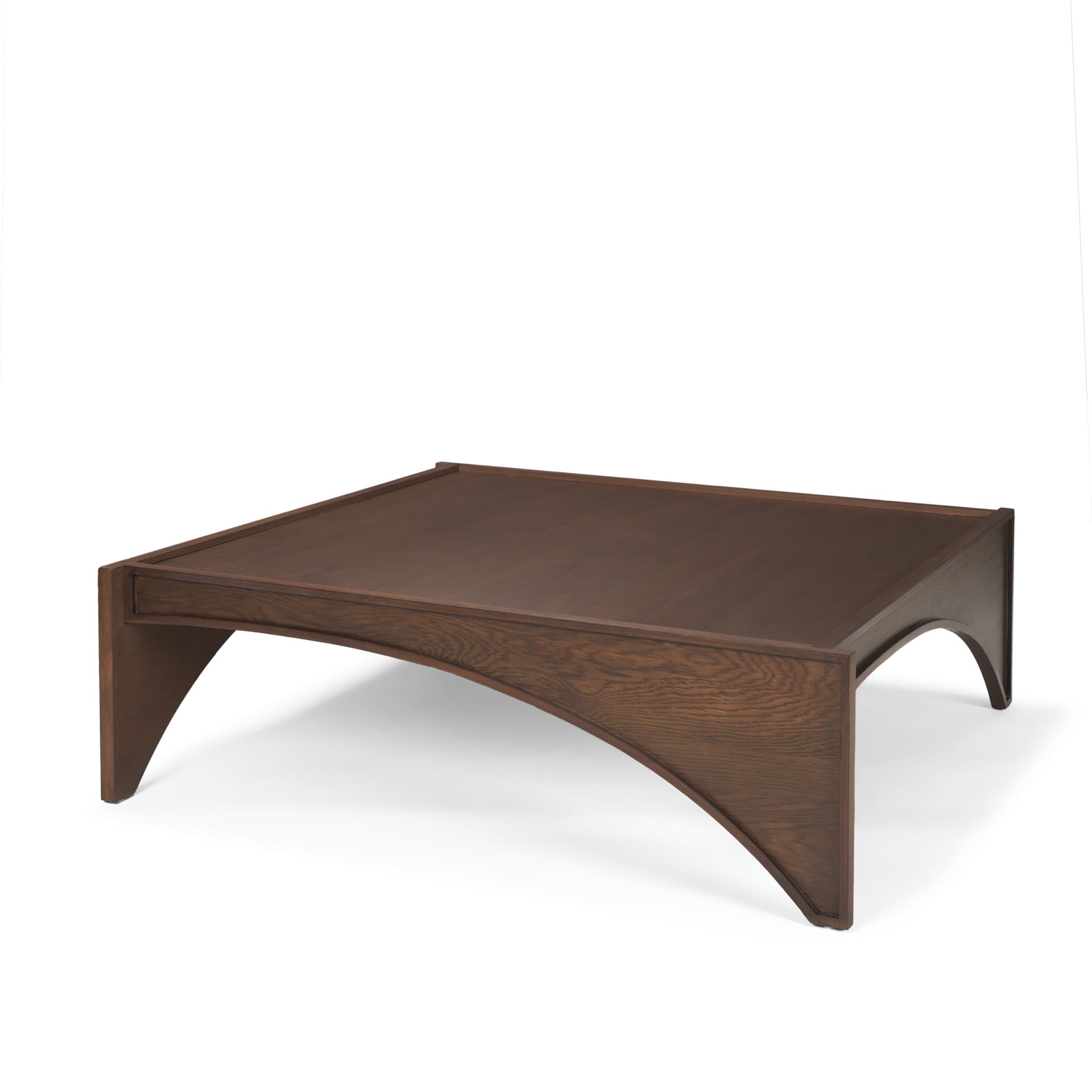 Laraya Medium Brown Wood Coffee Table — product photograph