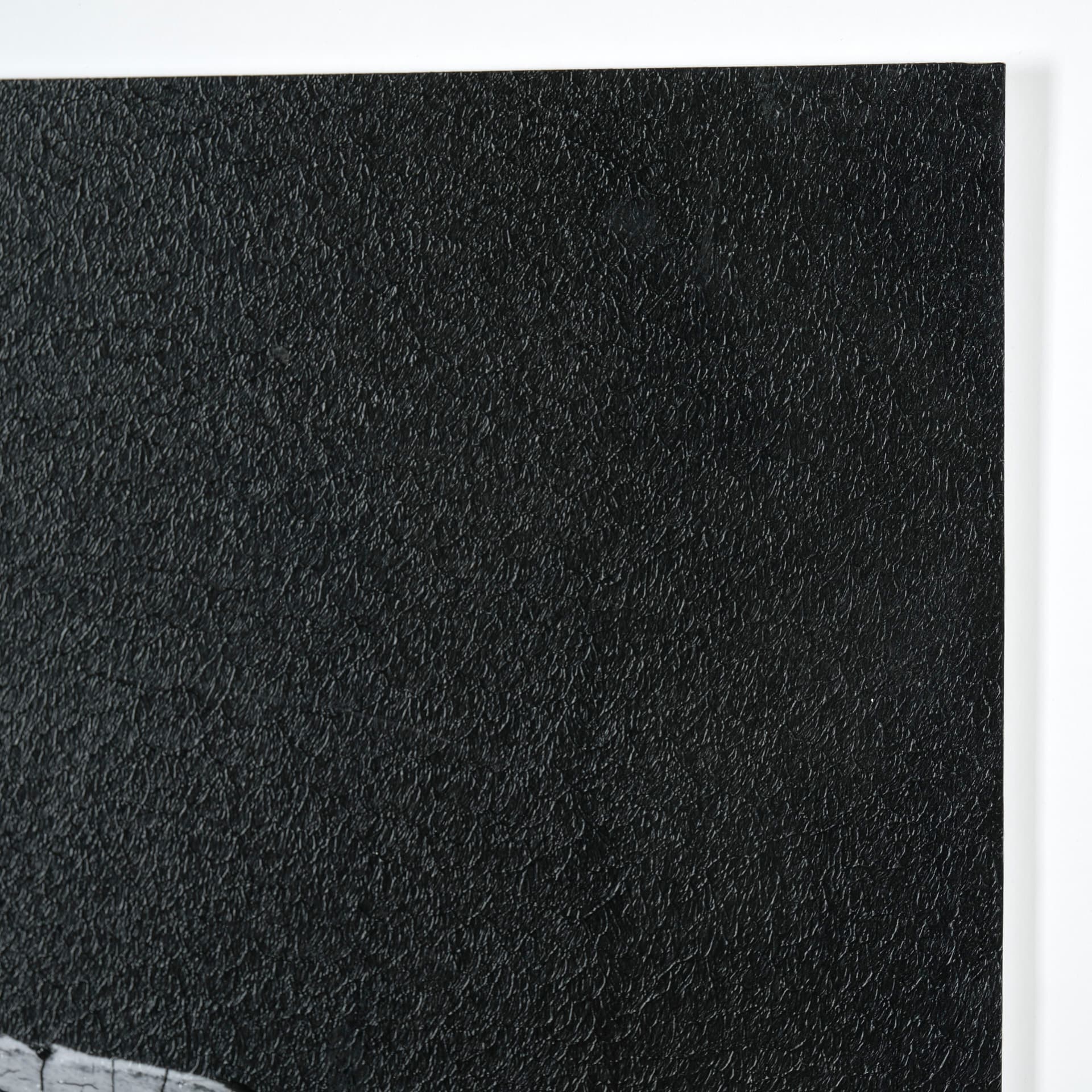 Ying (Black) by Mercana Studio a Hand Embellished Textured Framed Art Print Matted under Glass — product photograph