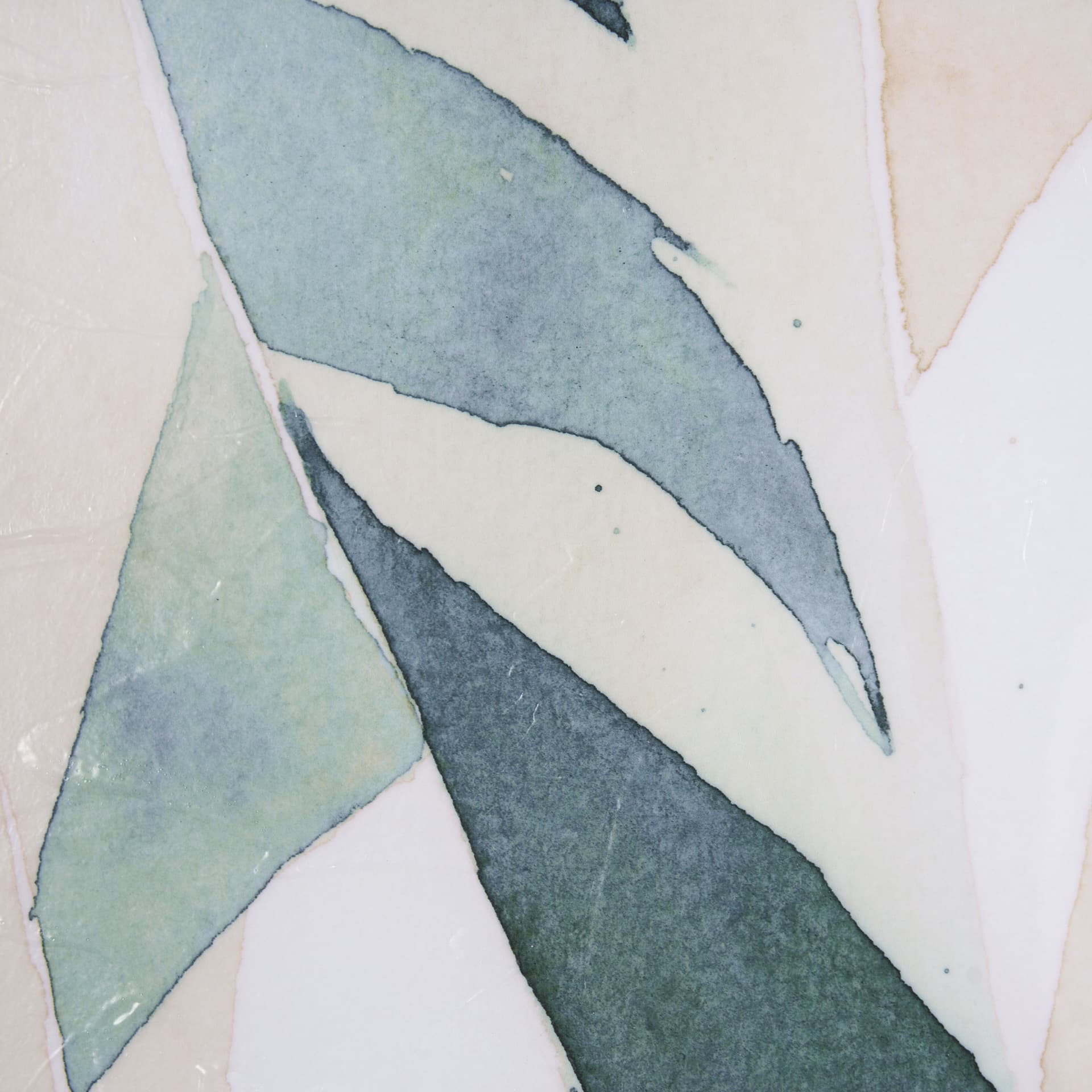 Variegated Patterns I by Mercana Studio Hand Embellished Textured Framed Art Print Matted under Glas — product photograph