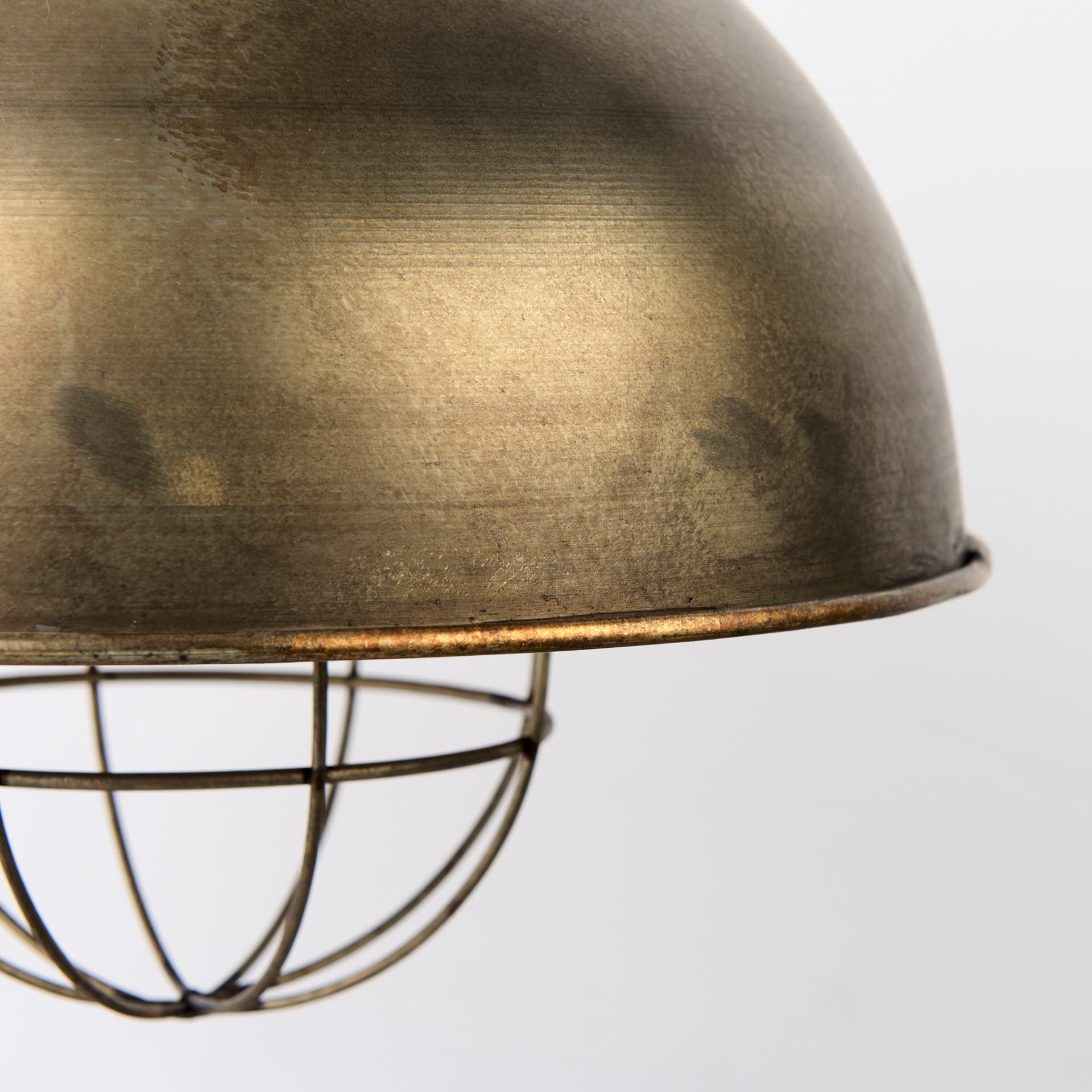 Dawson I 13x13.5 Silver Toned Metal Dome Pendant Light — product photograph