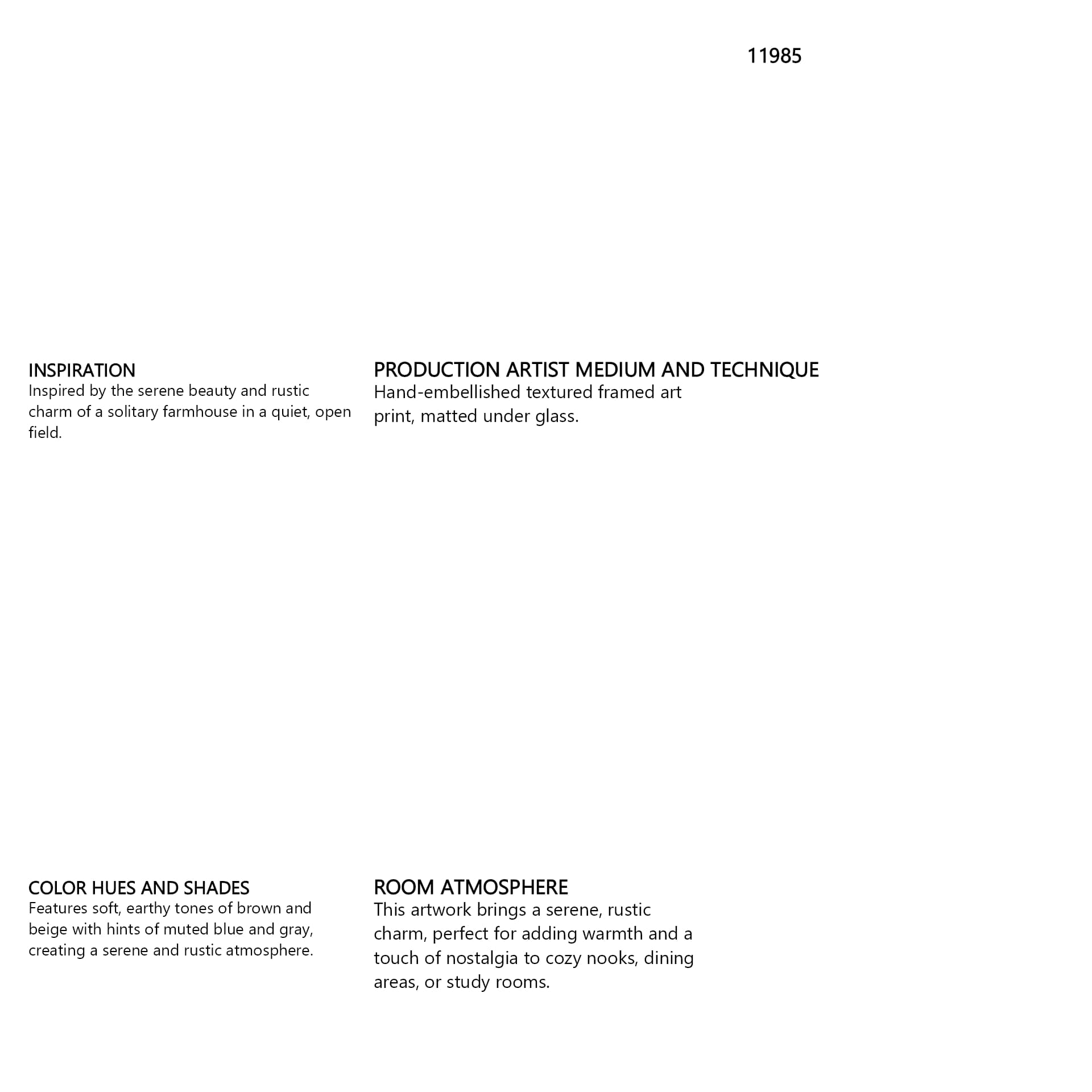 Autumnal Equinox I by Mercana Studio a Hand Embellished Textured Framed Art Print Matted under Glass — in a styled room